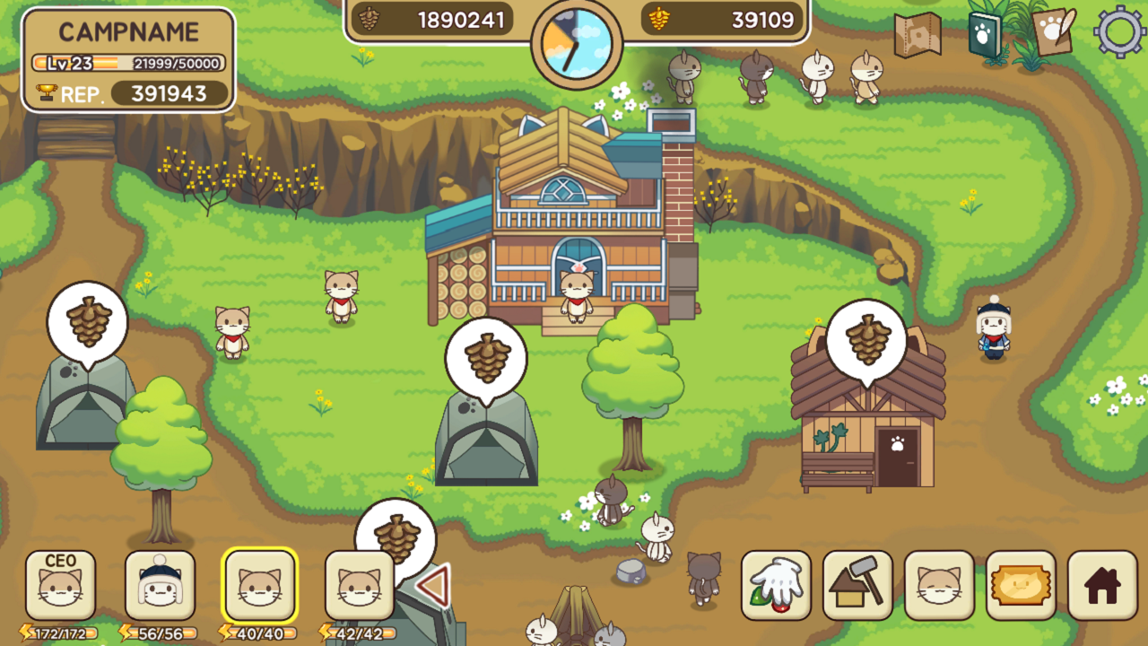 اسکرین شات بازی Cat Forest - Healing Camp 2