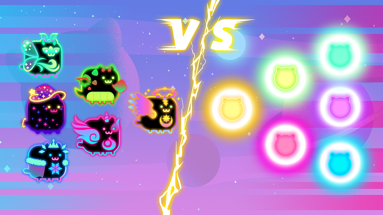 اسکرین شات 4 بازی Cat Heroes - Merge Defense