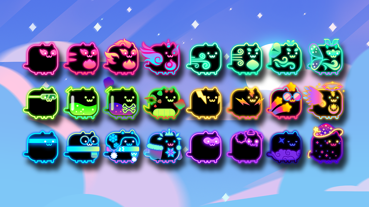 اسکرین شات 2 بازی Cat Heroes - Merge Defense