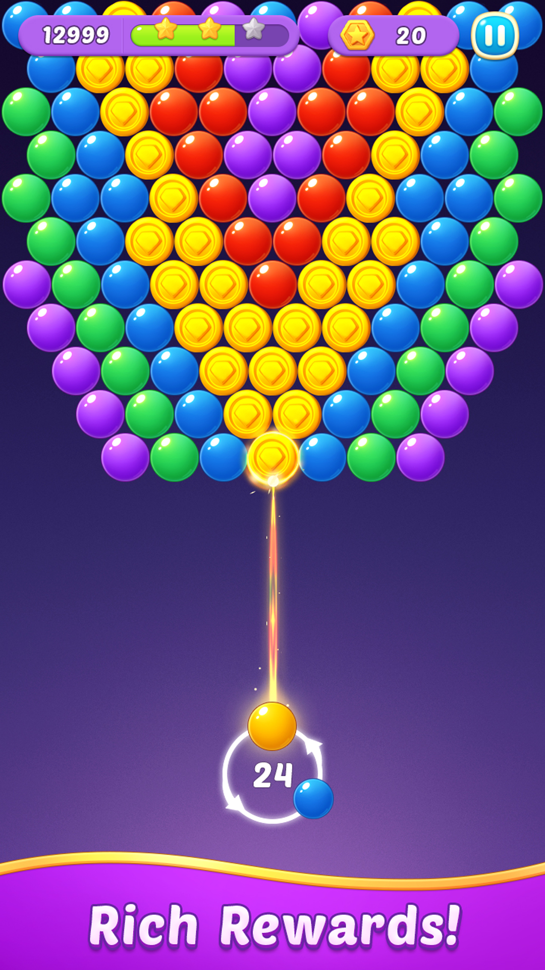 اسکرین شات 4 بازی Bubble Shooter Gem Puzzle Pop