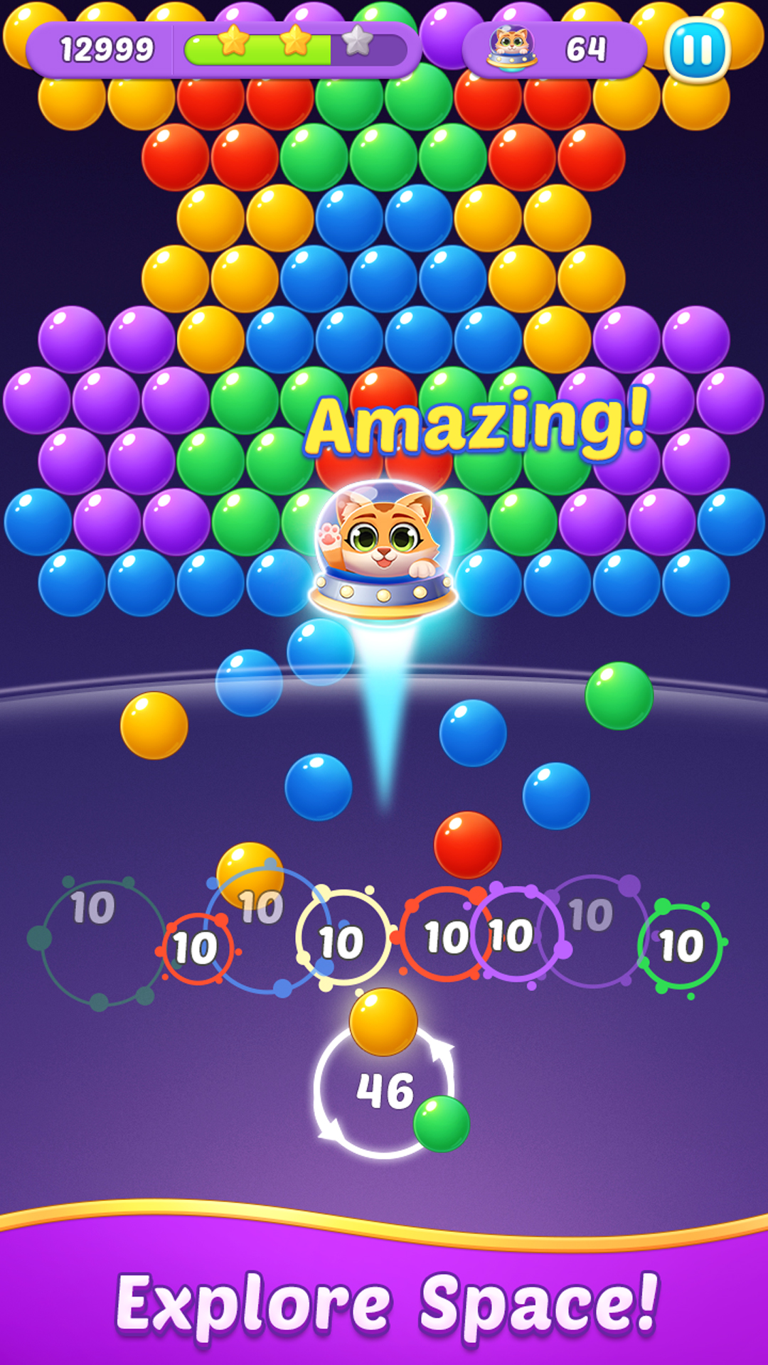 اسکرین شات 3 بازی Bubble Shooter Gem Puzzle Pop
