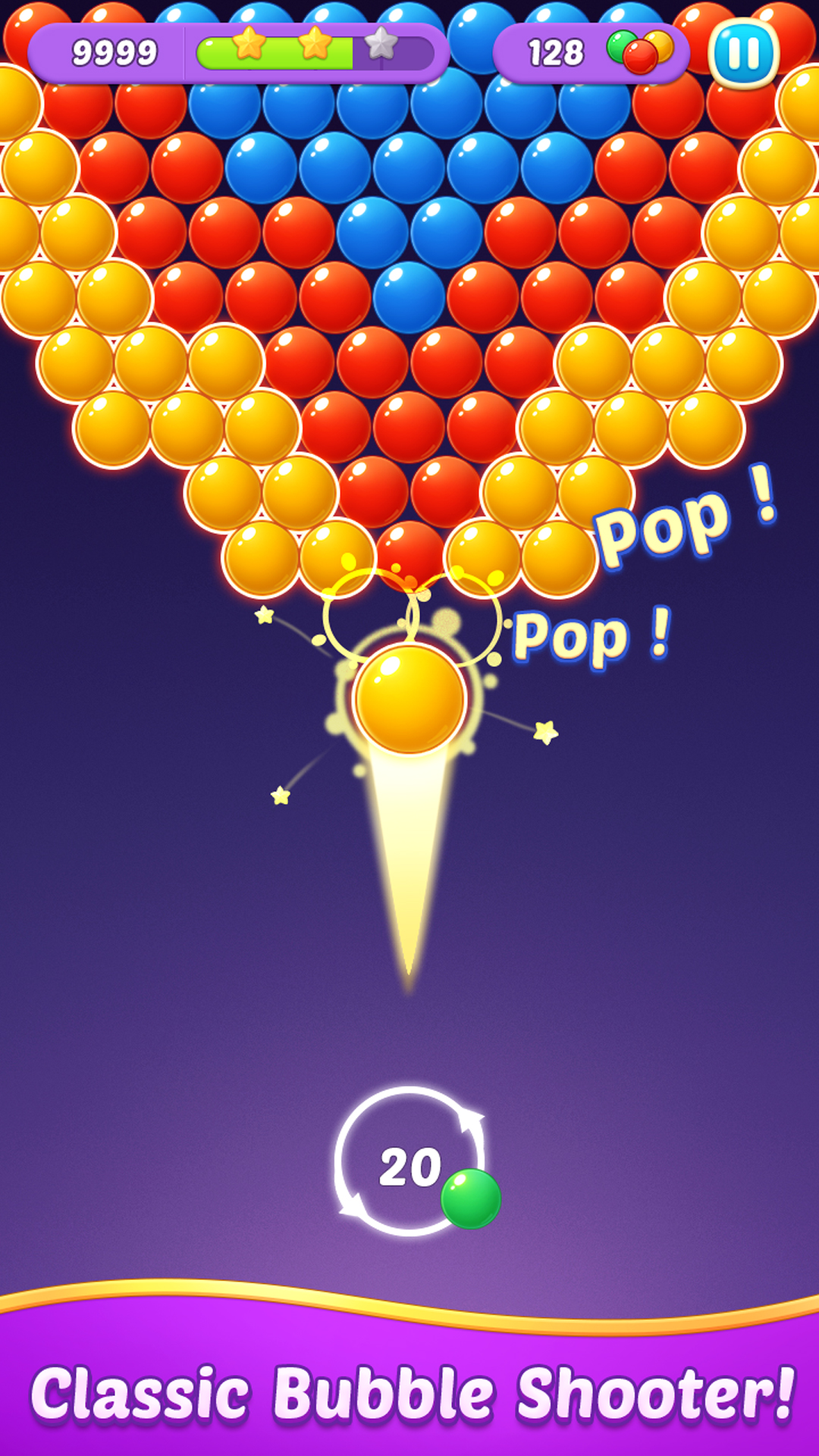 اسکرین شات 1 بازی Bubble Shooter Gem Puzzle Pop