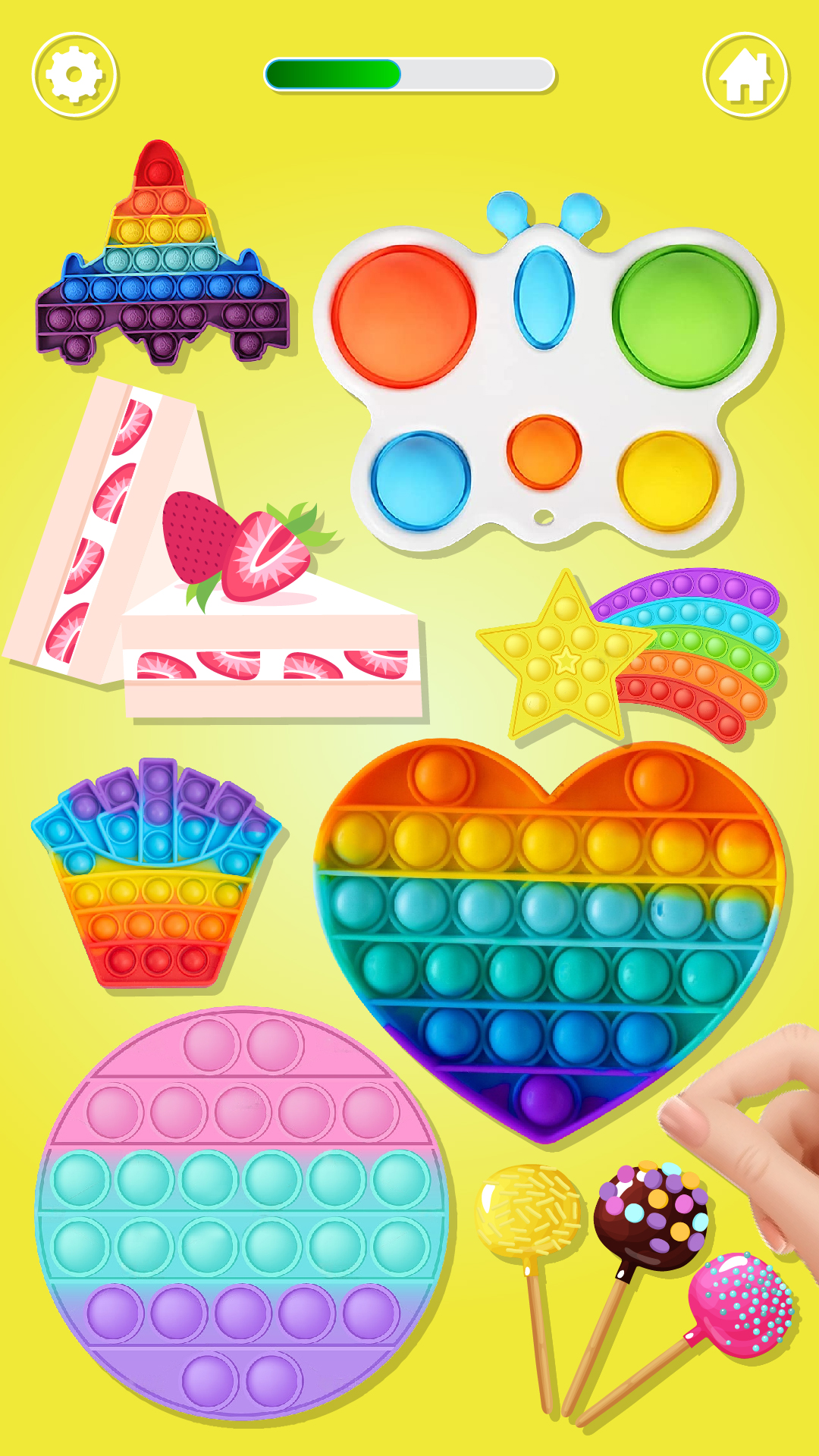 اسکرین شات 3 بازی Simple Dimple Fidget Toys Pop