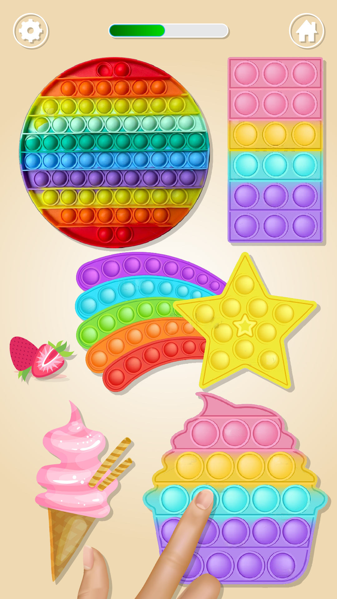 اسکرین شات 4 بازی Simple Dimple Fidget Toys Pop