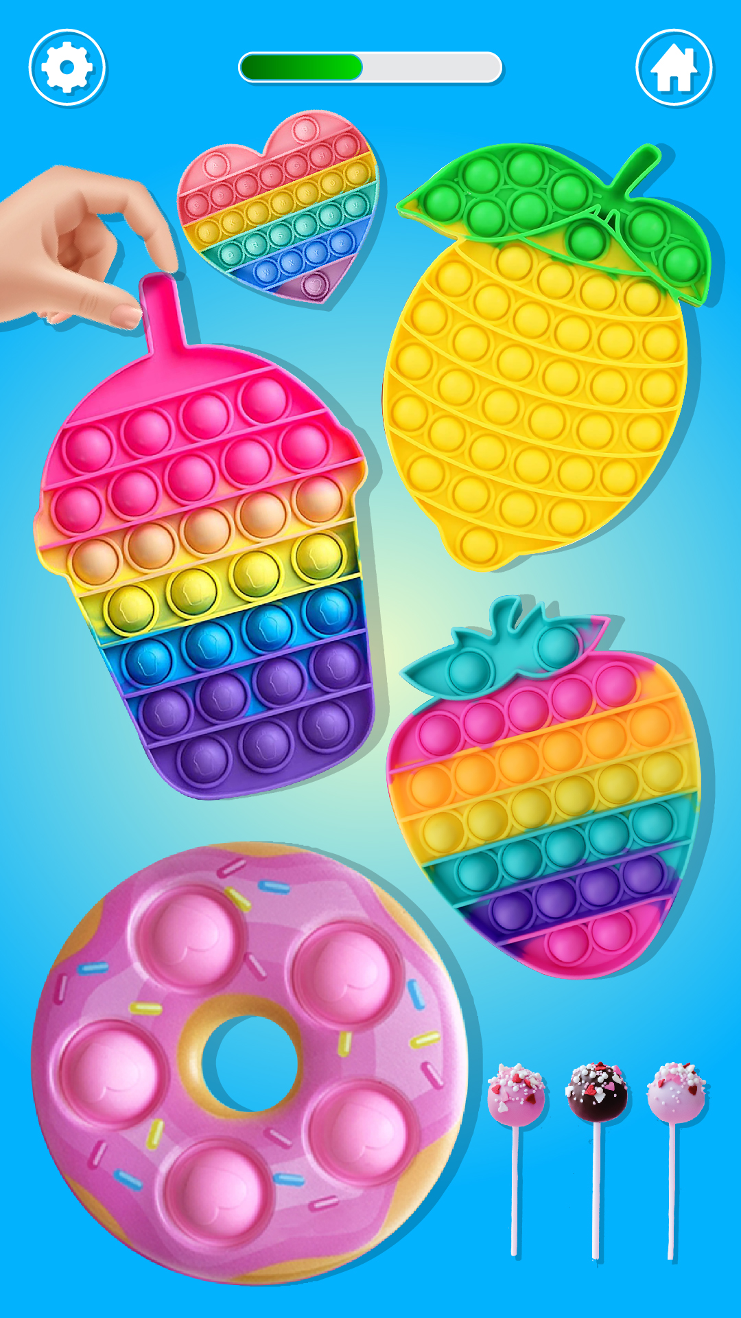 اسکرین شات 1 بازی Simple Dimple Fidget Toys Pop