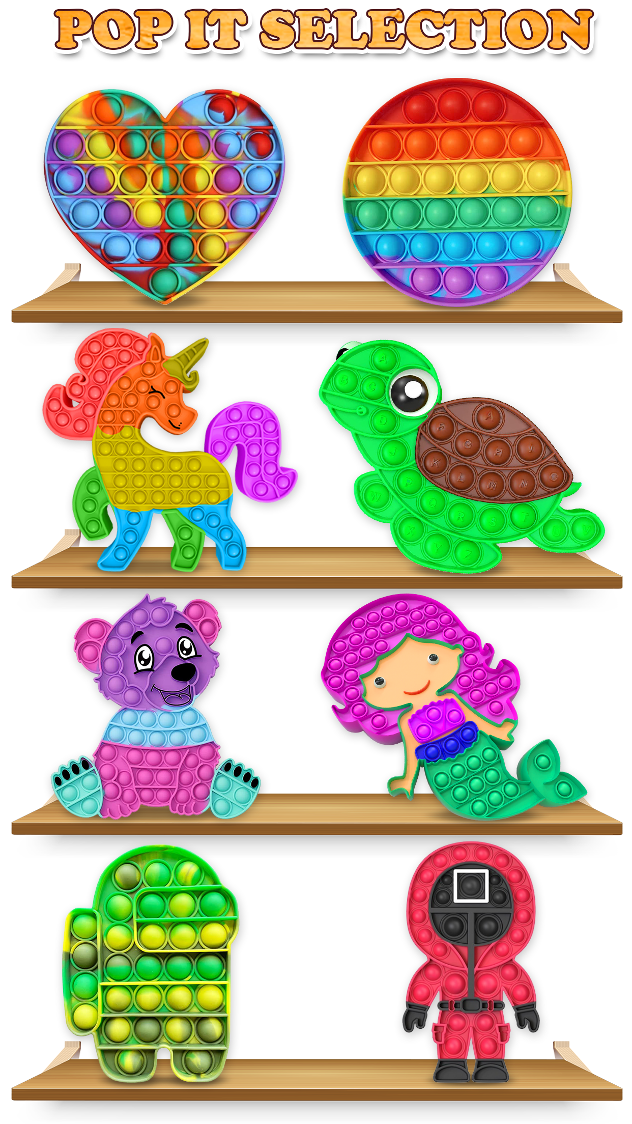 اسکرین شات 6 برنامه Pop it Fidget Toys Puppet Game