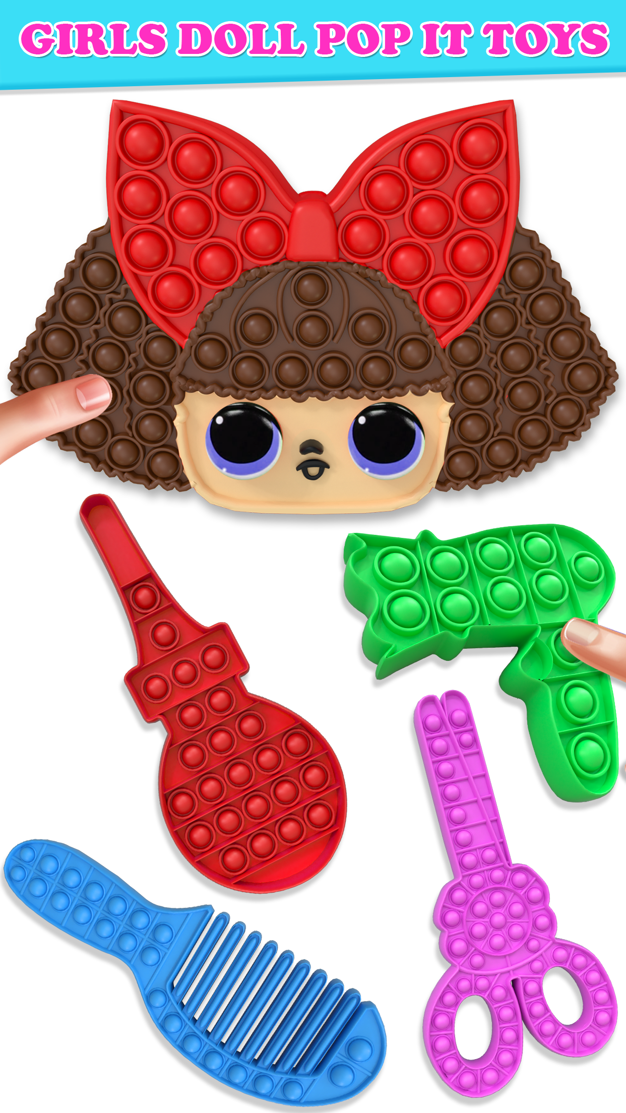 اسکرین شات 2 برنامه Pop it Fidget Toys Puppet Game