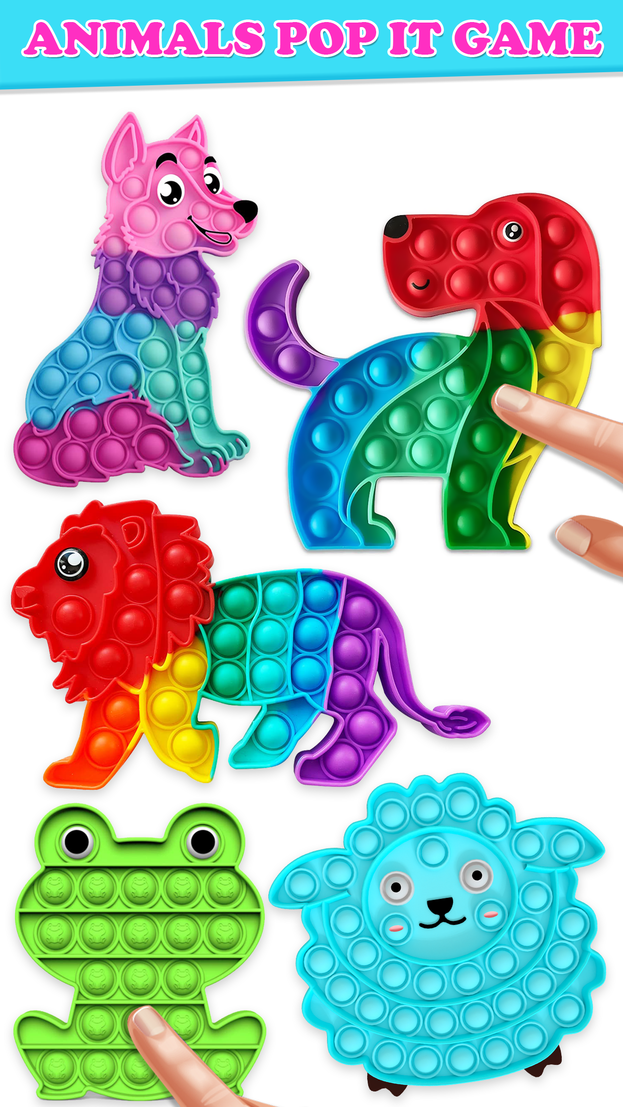 اسکرین شات 4 برنامه Pop it Fidget Toys Puppet Game