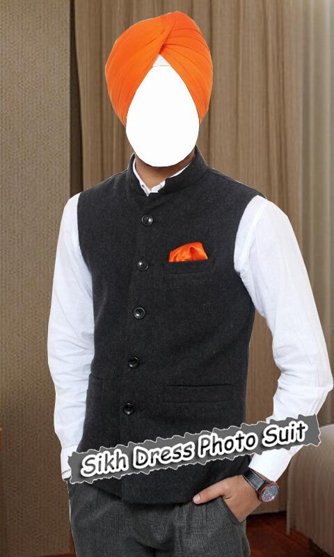 اسکرین شات 3 برنامه Sikh Dress Photo Suit