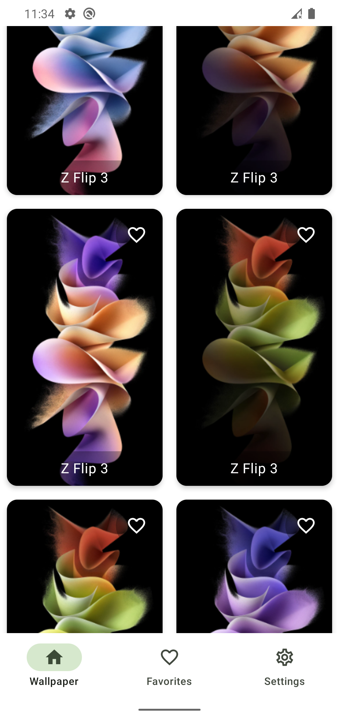 اسکرین شات 2 برنامه Phone Wallpapers - Stock Walls