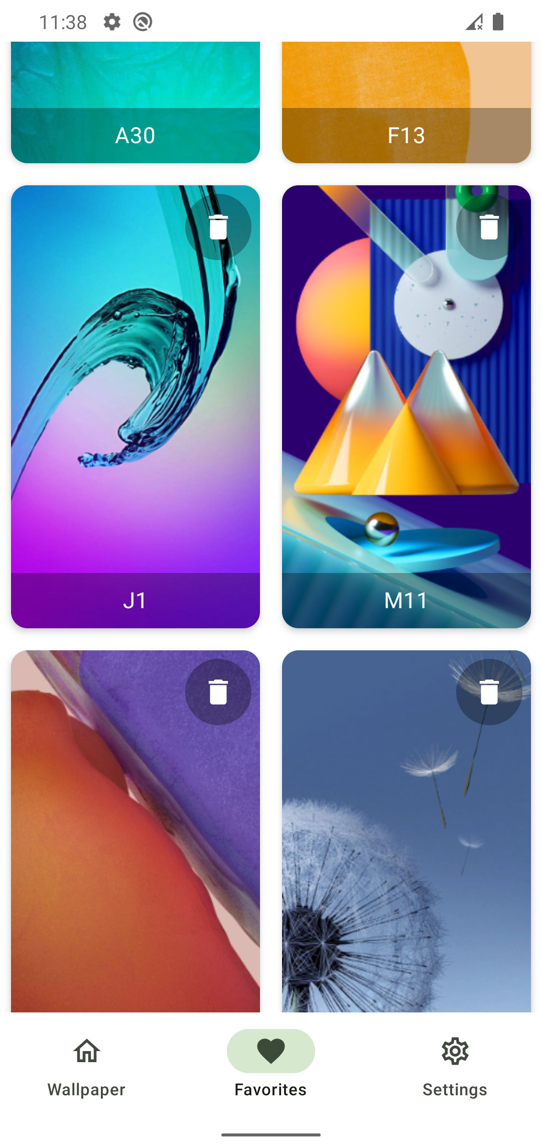 اسکرین شات 6 برنامه Phone Wallpapers - Stock Walls