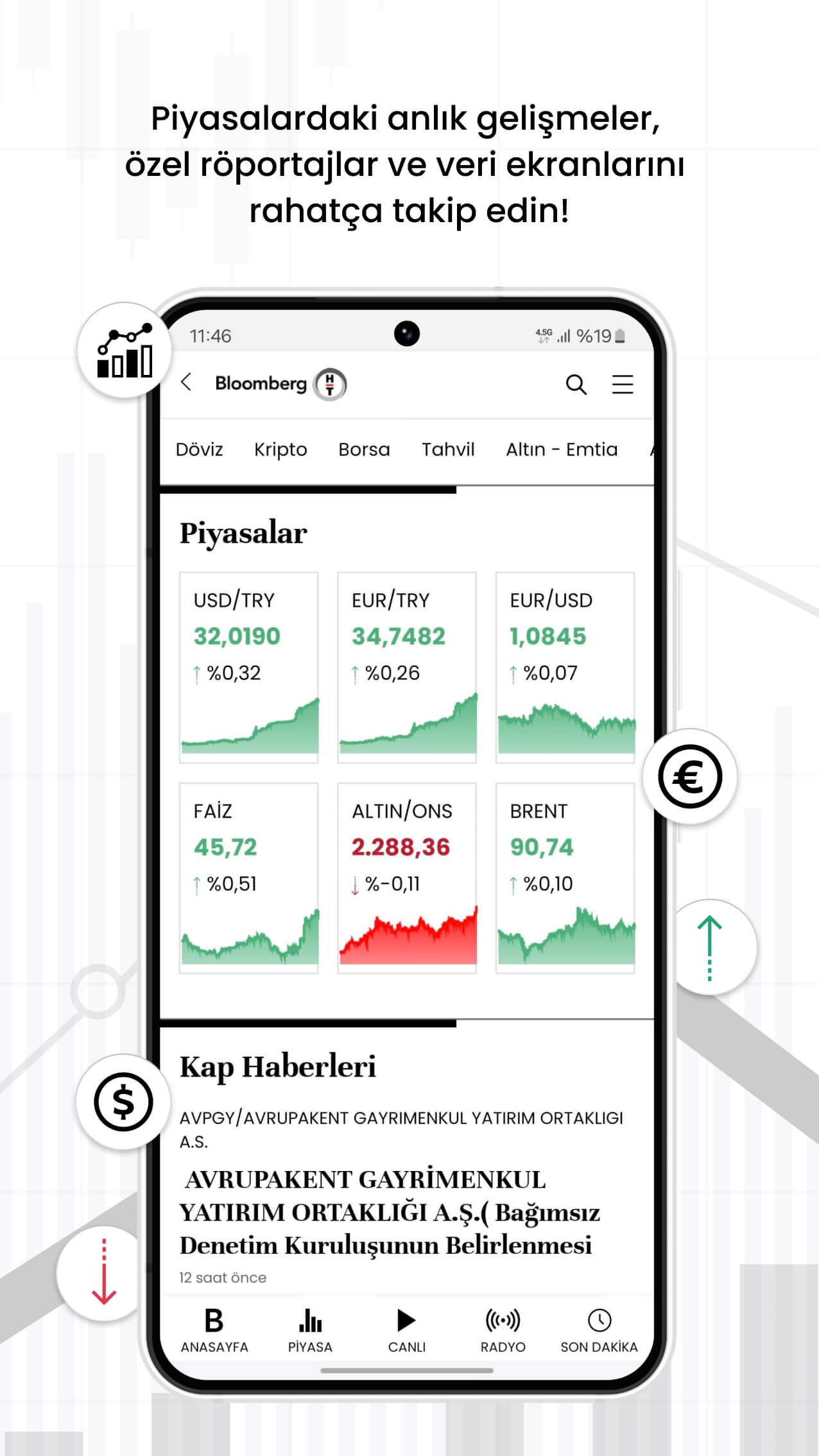 اسکرین شات 2 برنامه Bloomberg HT