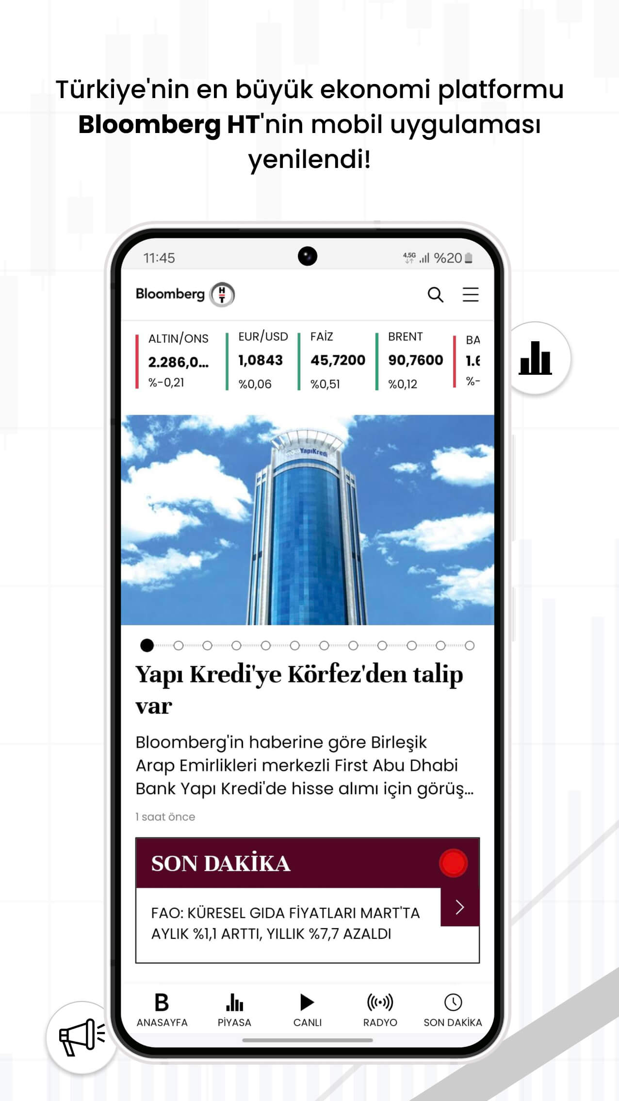 اسکرین شات 1 برنامه Bloomberg HT