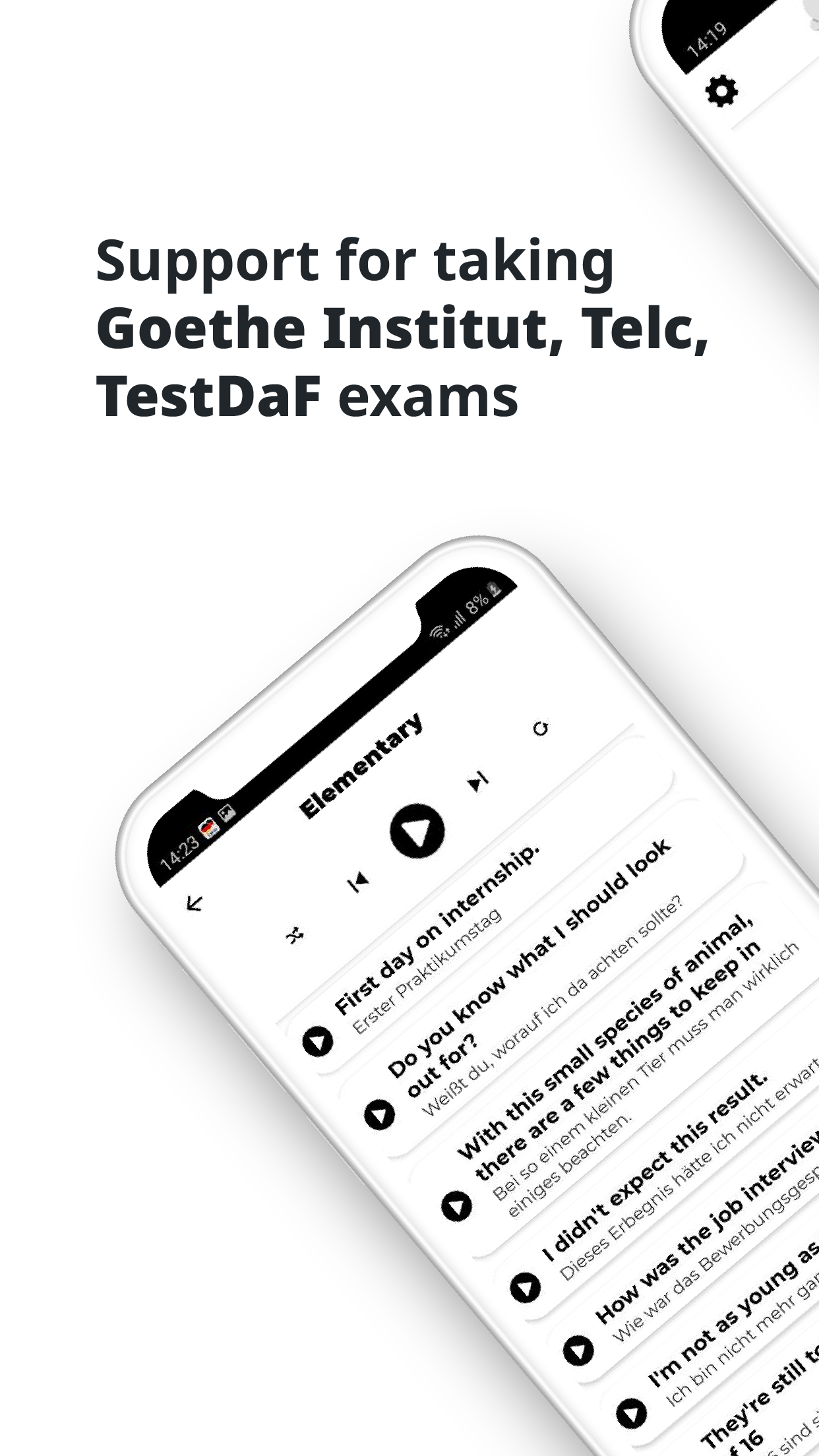 اسکرین شات 4 برنامه German ー Listening・Speaking