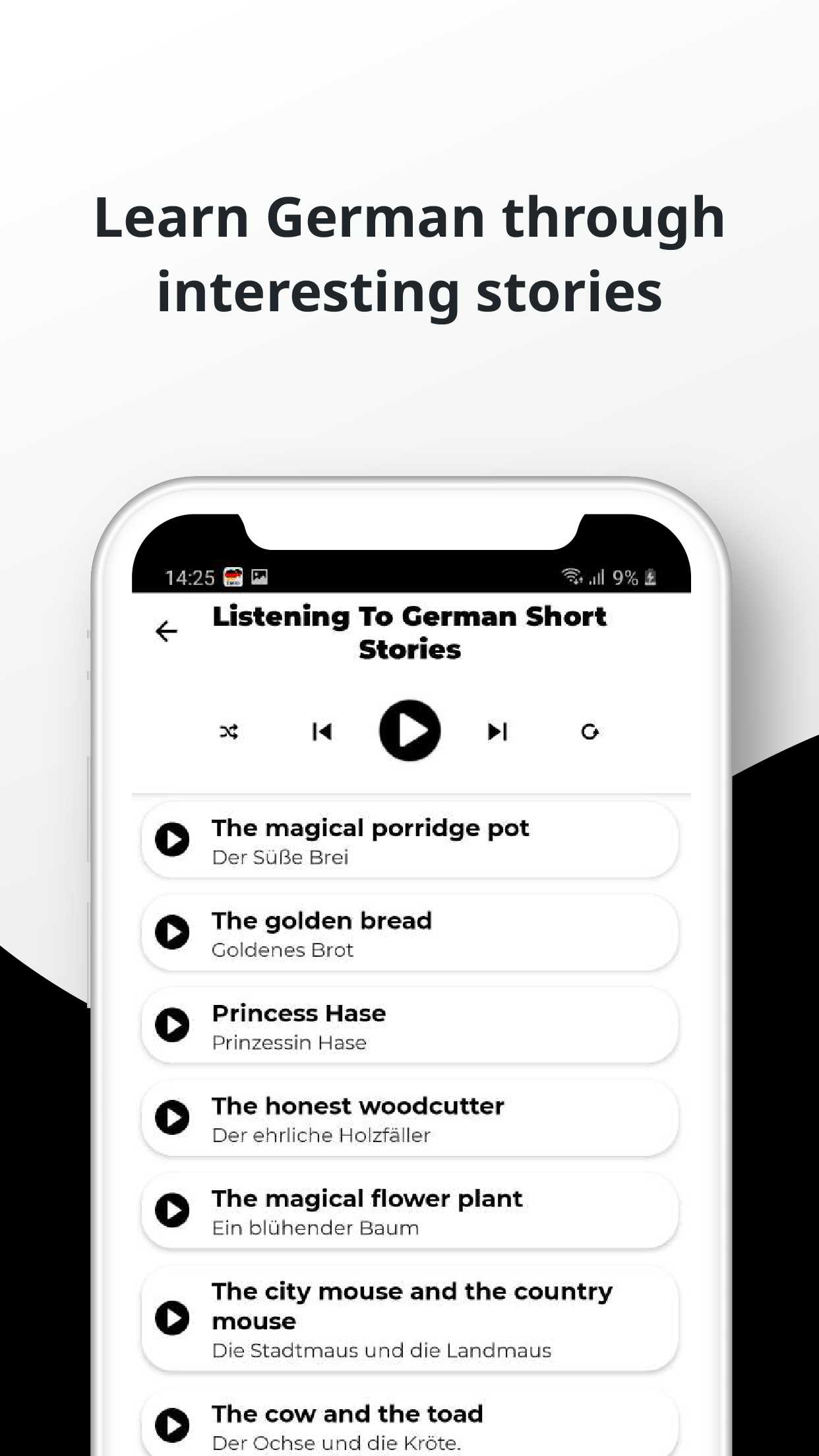 اسکرین شات 8 برنامه German ー Listening・Speaking