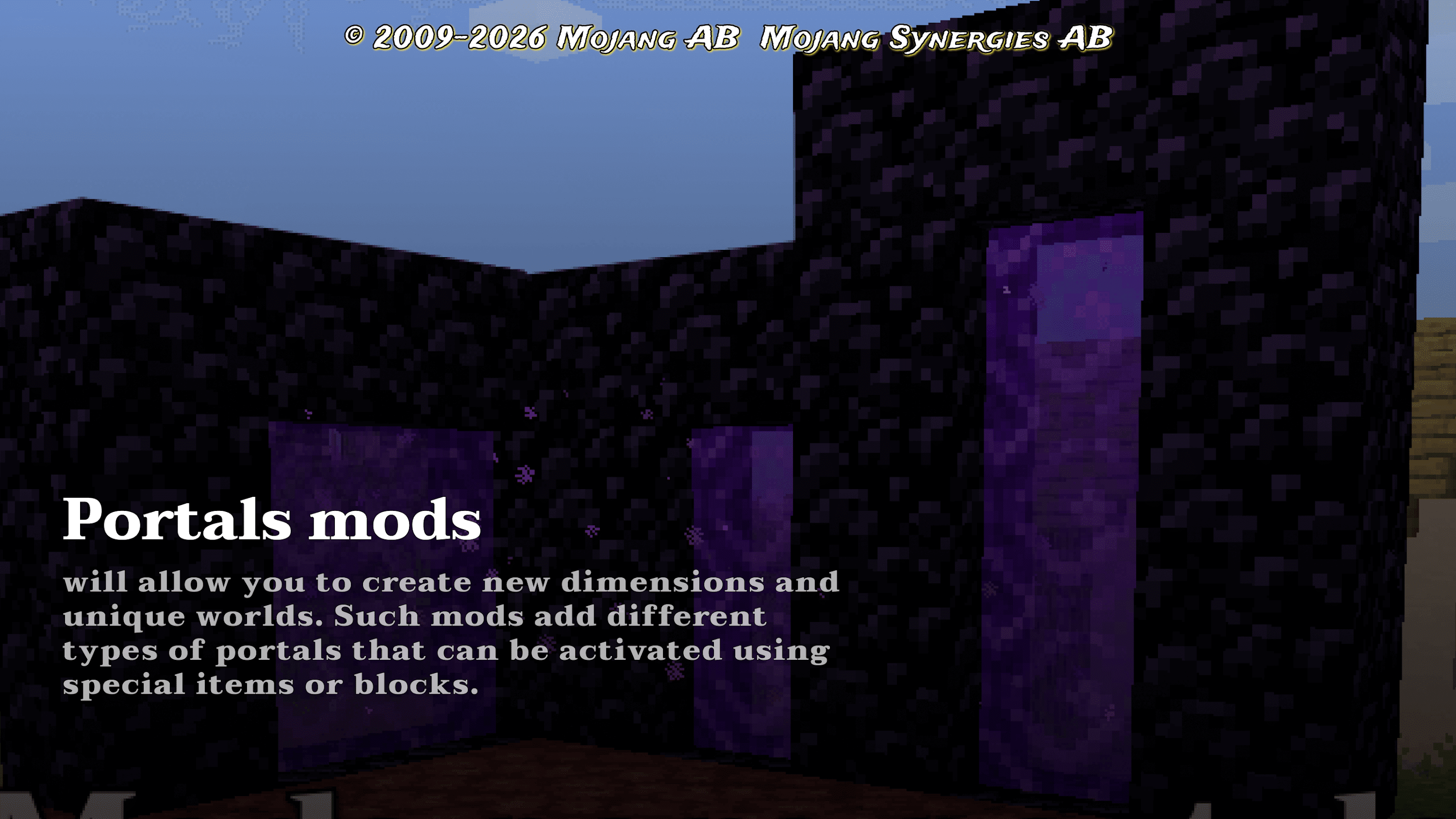 اسکرین شات 1 برنامه portal mod for minecraft