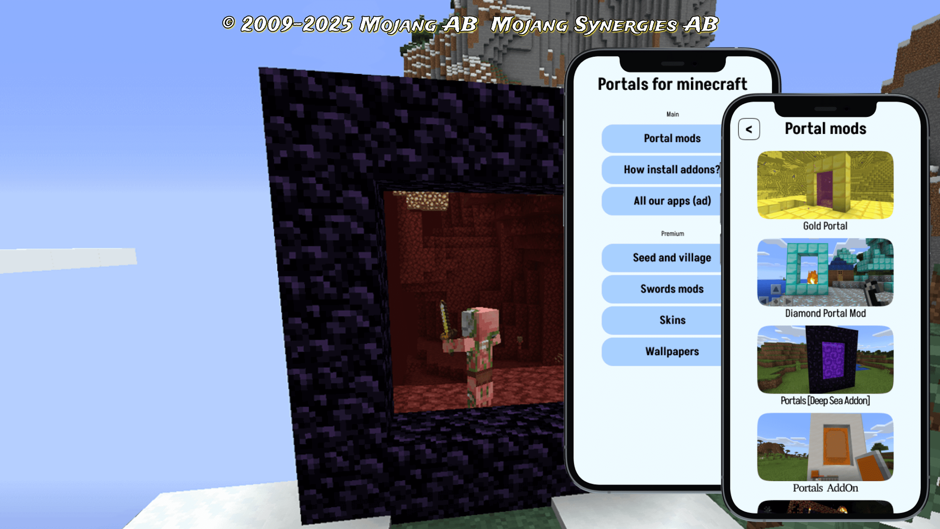 اسکرین شات 2 برنامه portal mod for minecraft