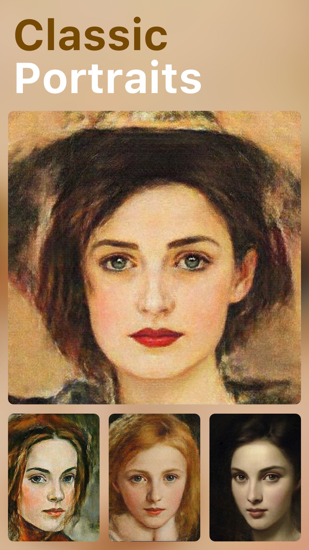 اسکرین شات 2 برنامه PortraitAI: AI Portrait Filter