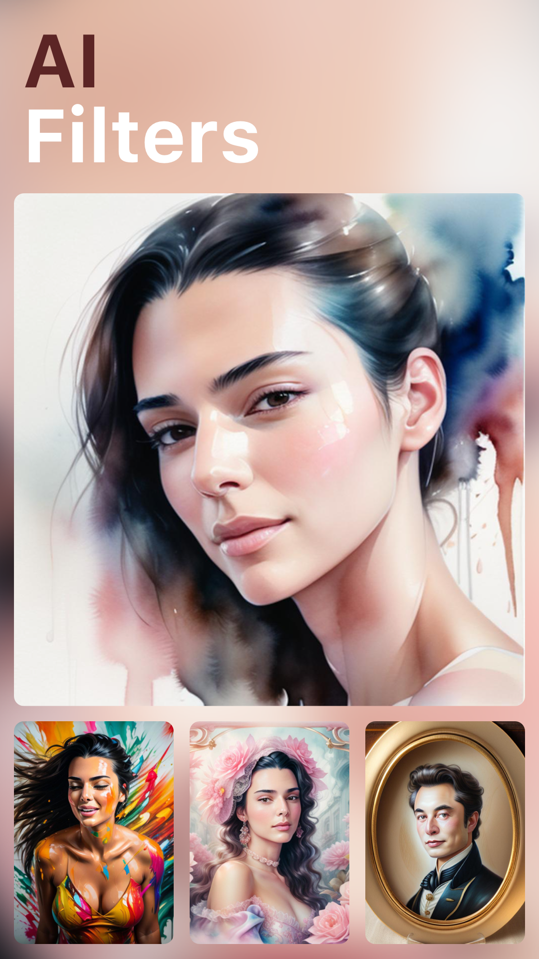 اسکرین شات 4 برنامه PortraitAI: AI Portrait Filter