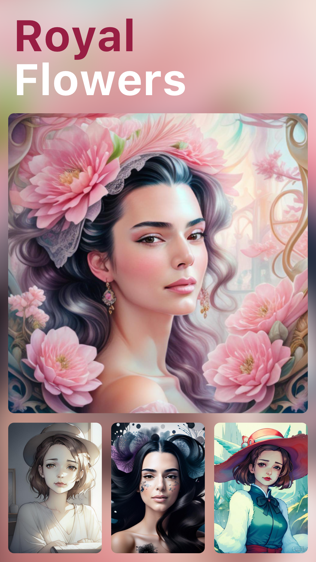 اسکرین شات 3 برنامه PortraitAI: AI Portrait Filter