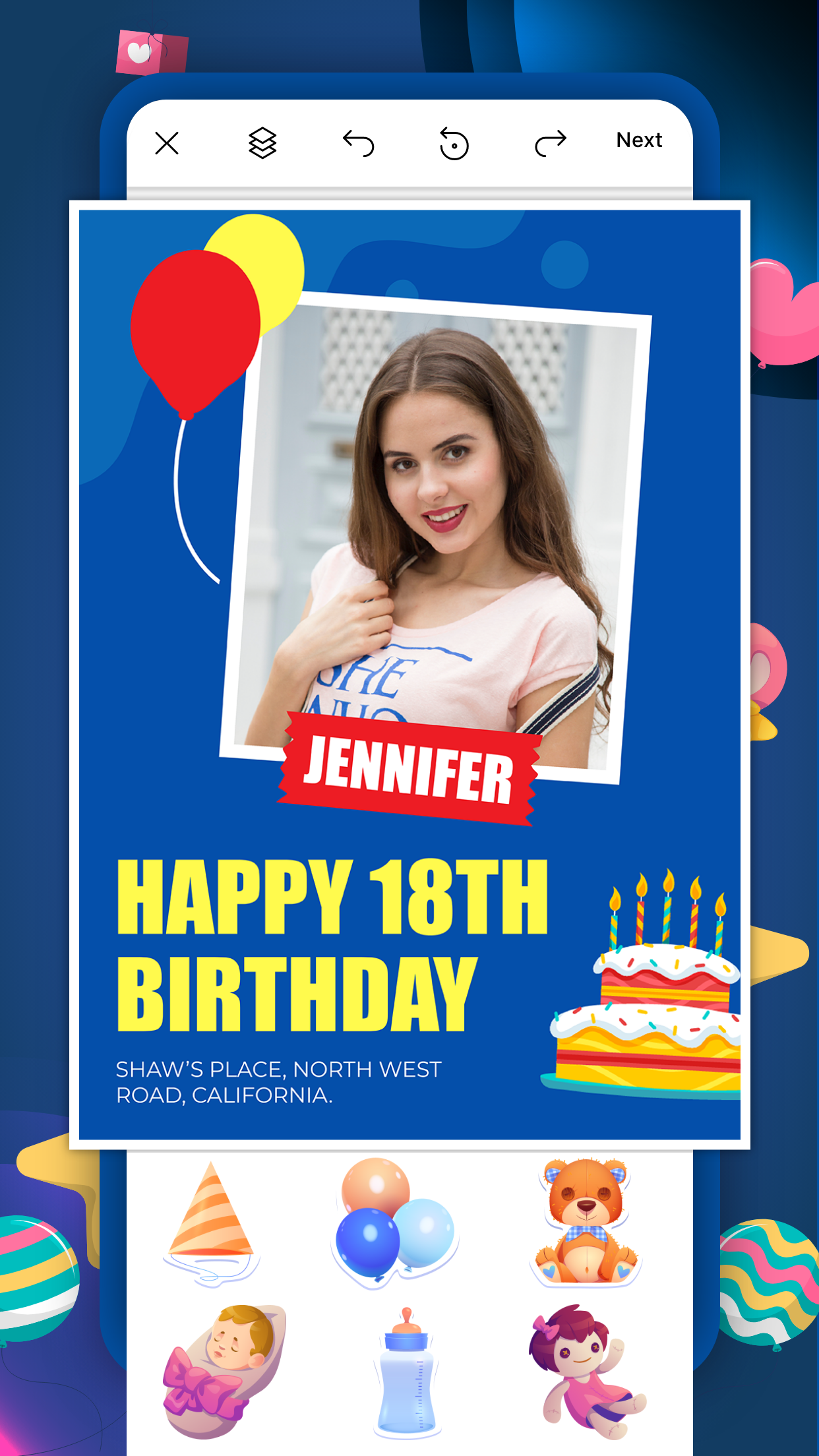 اسکرین شات 5 برنامه Poster Maker & Flyer Maker