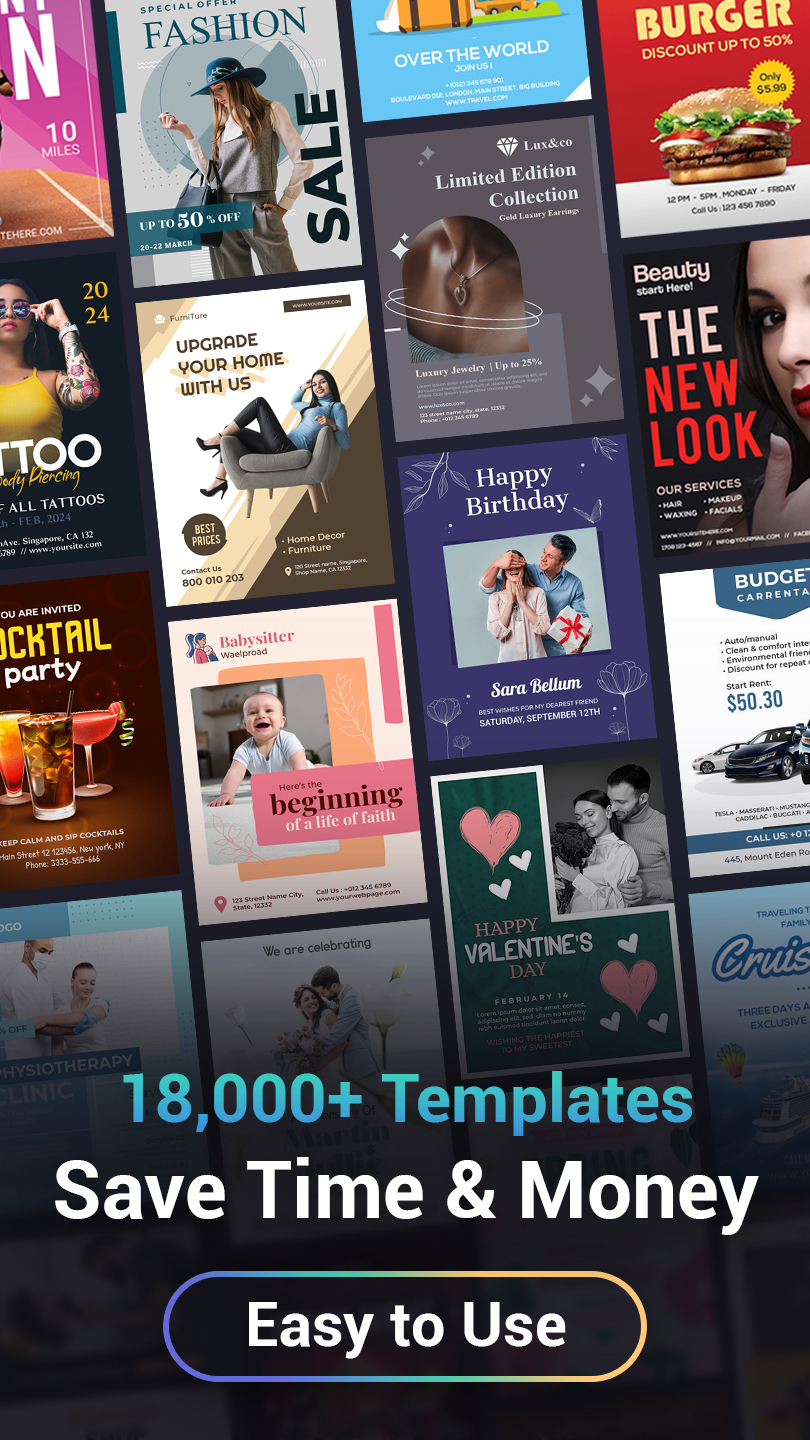 اسکرین شات 1 برنامه Poster Maker, Flyer Maker