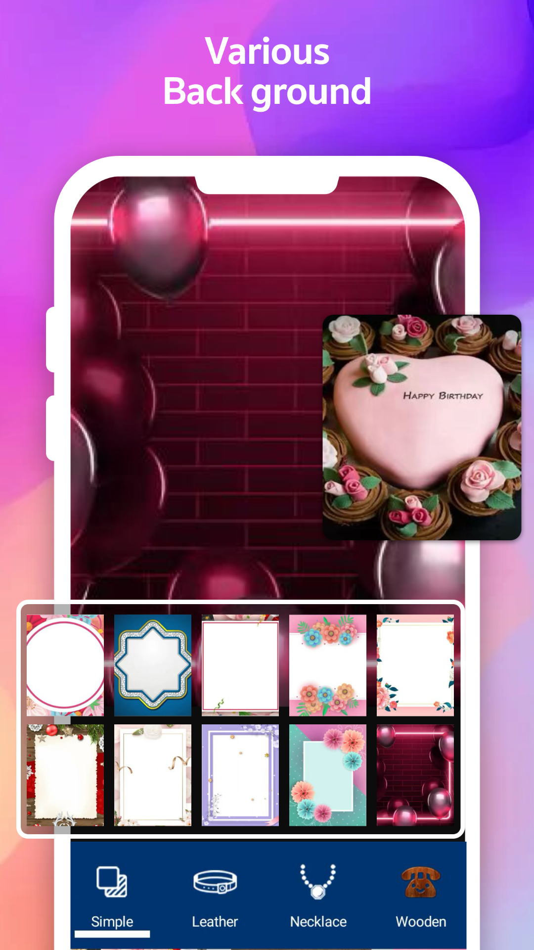 اسکرین شات 2 برنامه Post Maker & Photo Editor