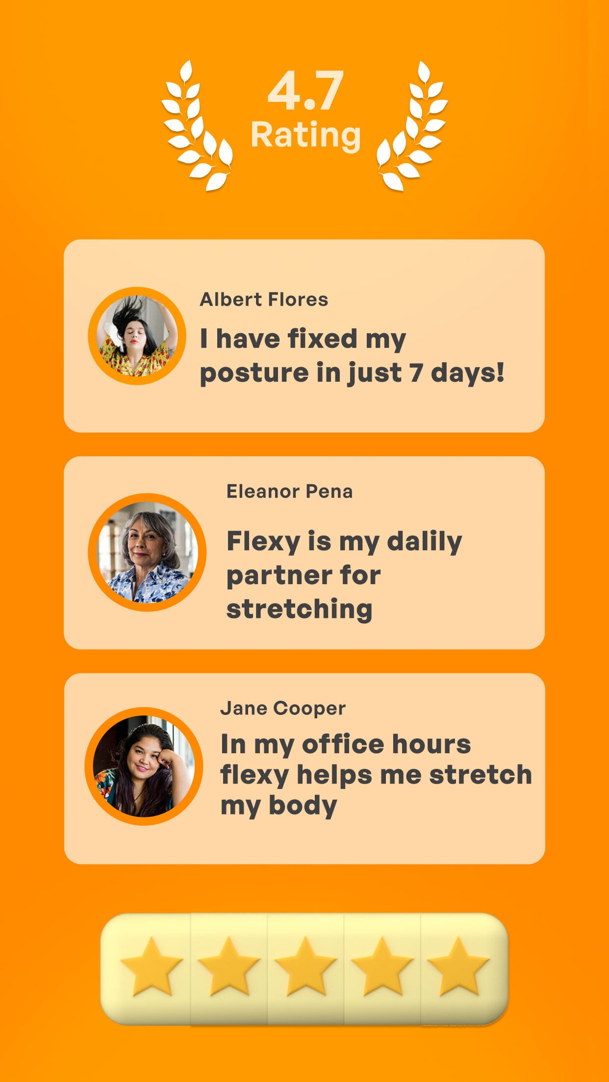 اسکرین شات 3 برنامه Flexy:Stretching & Flexibility