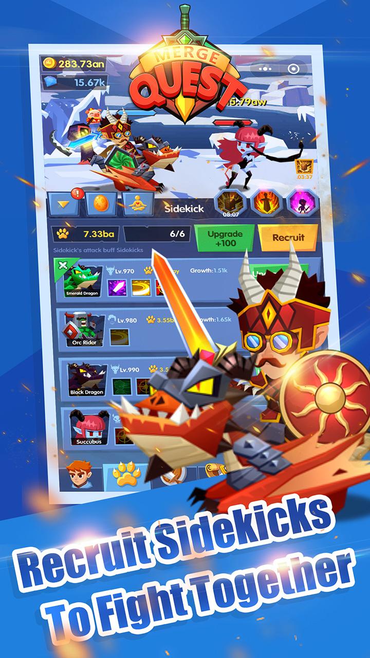 اسکرین شات 2 بازی Merge Quest