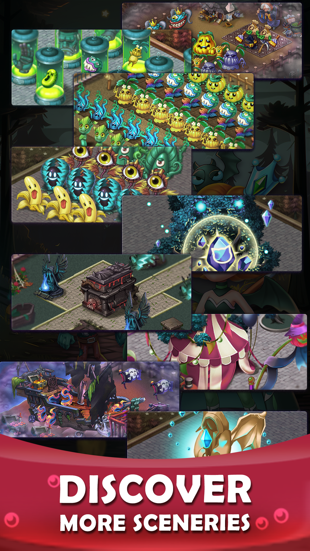 اسکرین شات 4 بازی Spookyville - Merge Game