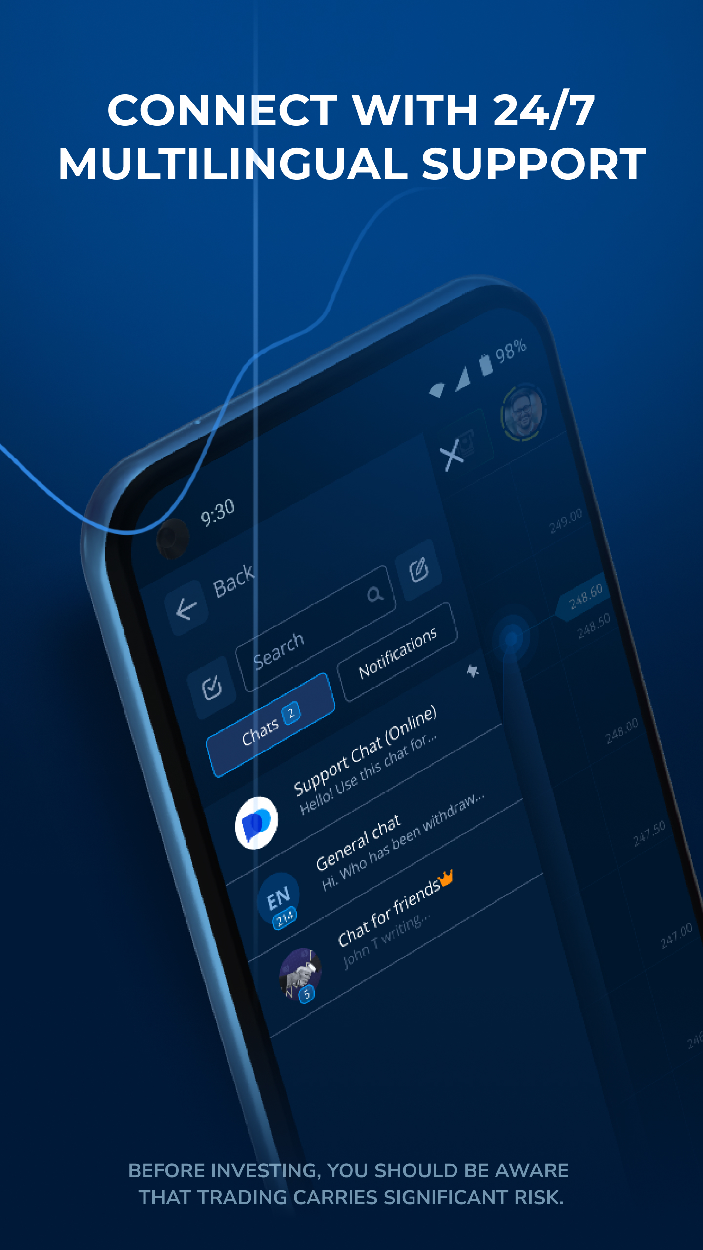 اسکرین شات 6 برنامه Pocket Broker - trading