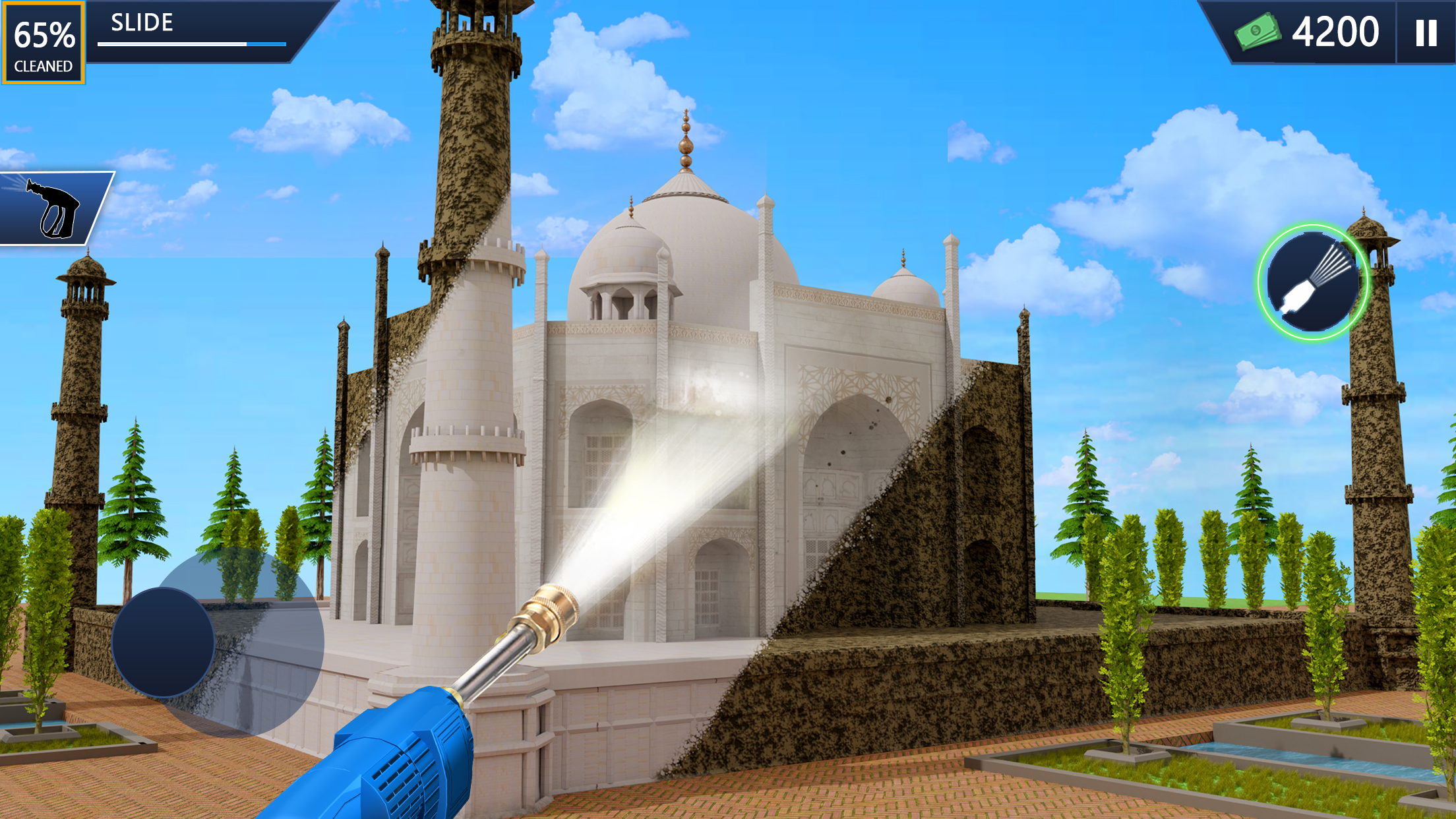 اسکرین شات 1 بازی Power Gun - Washing Simulator