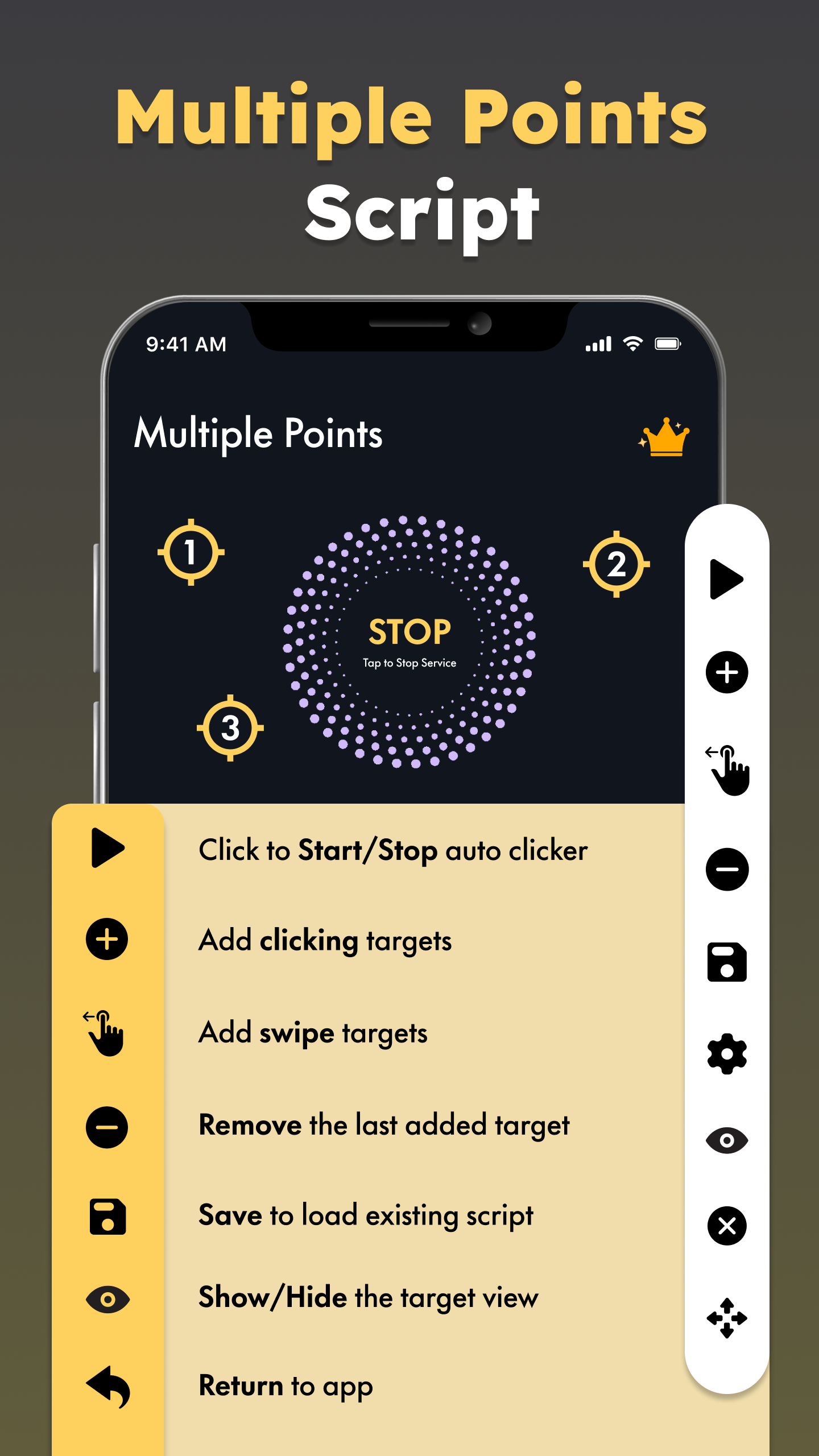 اسکرین شات 5 برنامه Auto Clicker ; Auto Tap