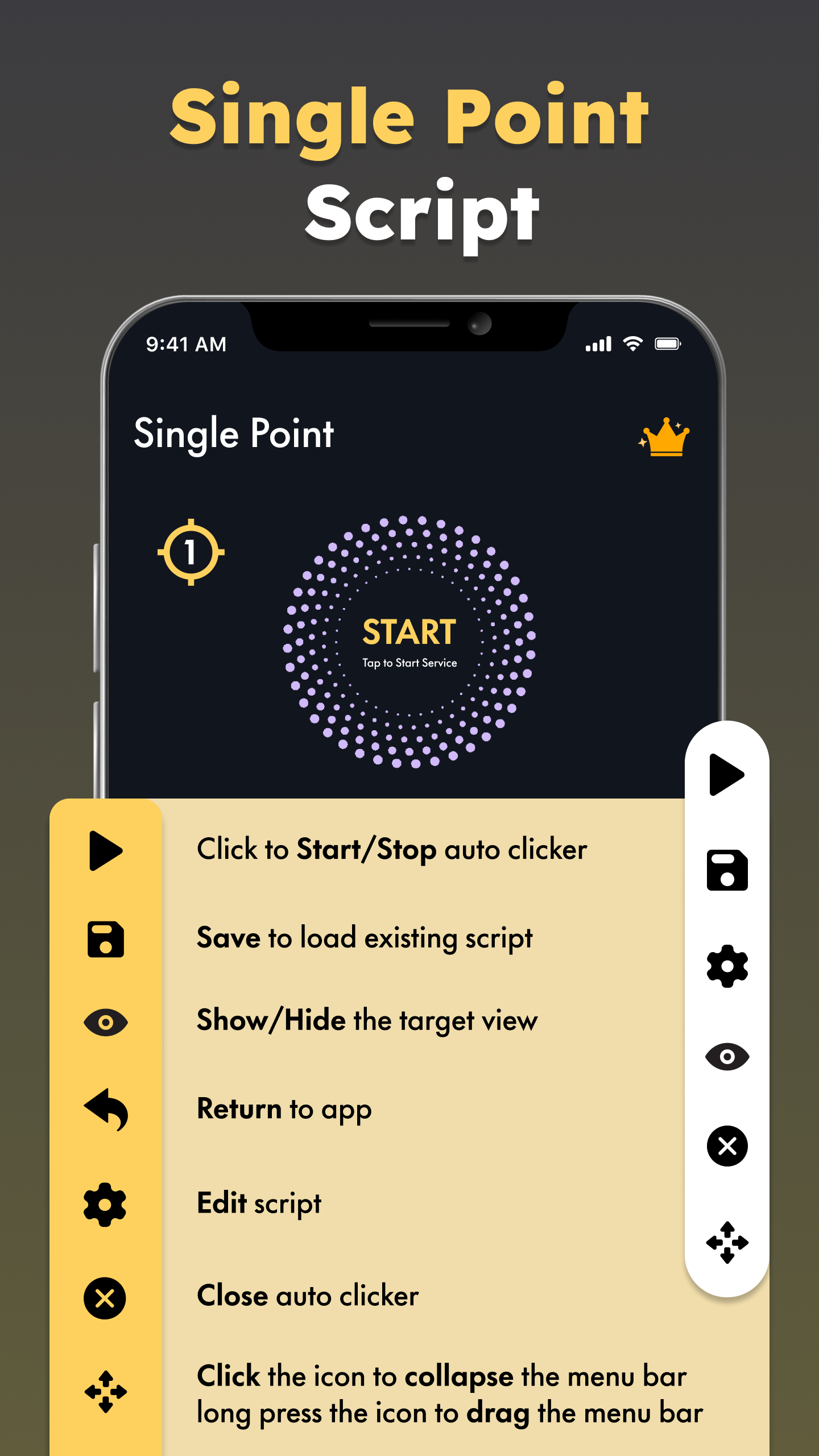 اسکرین شات 4 برنامه Auto Clicker ; Auto Tap