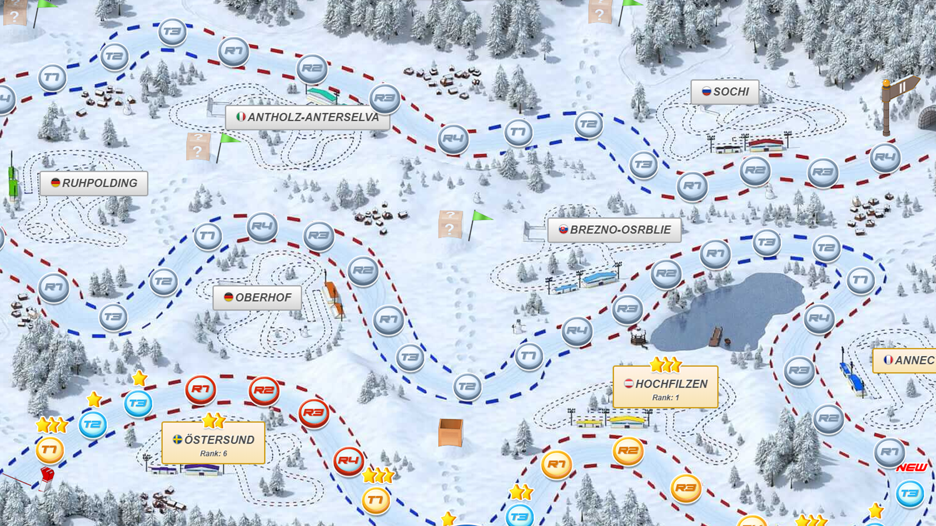 اسکرین شات 4 بازی Biathlon Mania
