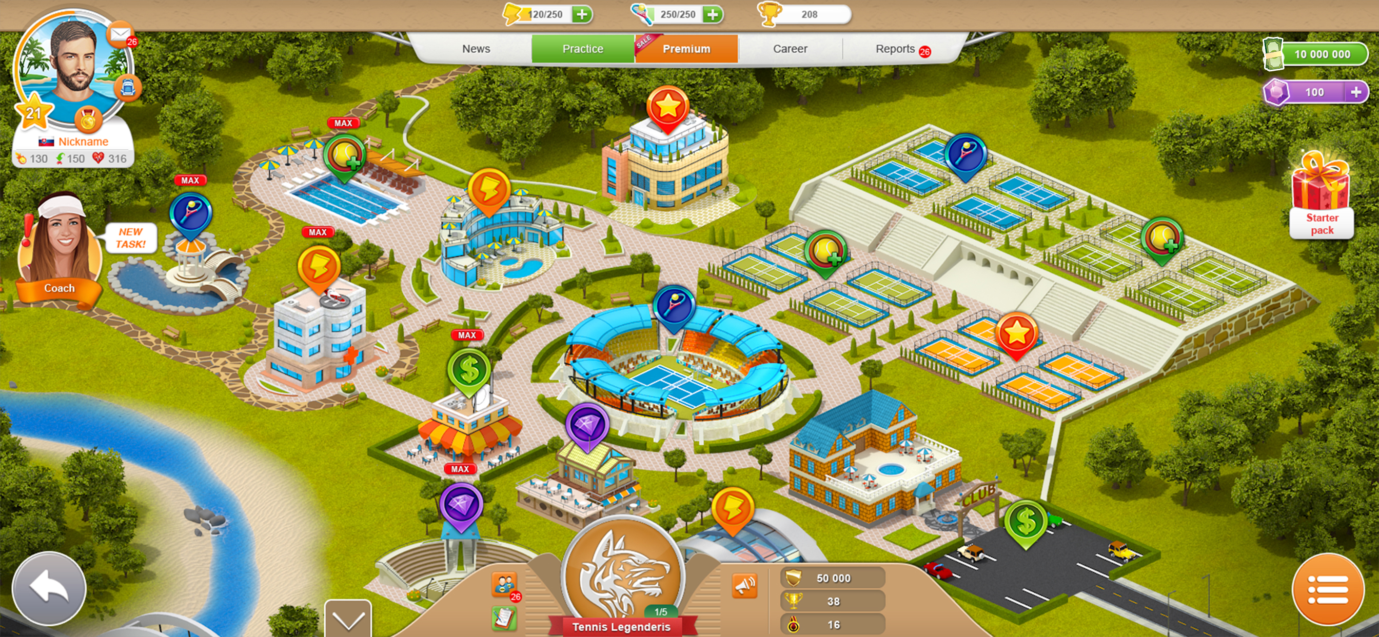 اسکرین شات 5 بازی Tennis Mania Mobile