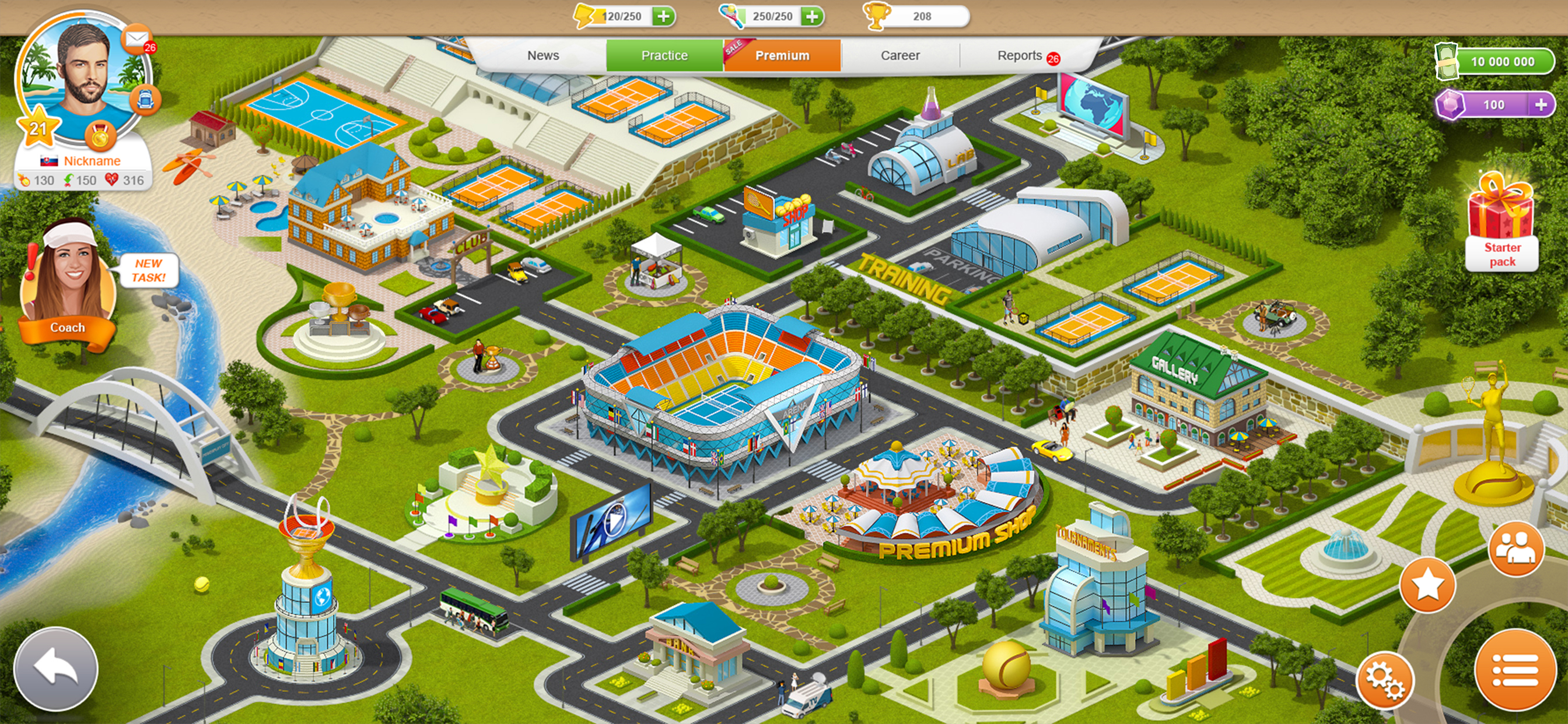 اسکرین شات 3 بازی Tennis Mania Mobile