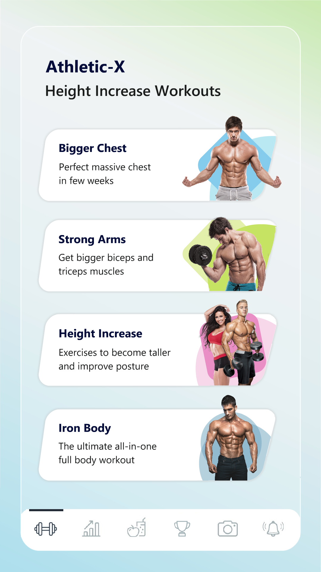 اسکرین شات 1 برنامه Height Increase Workout