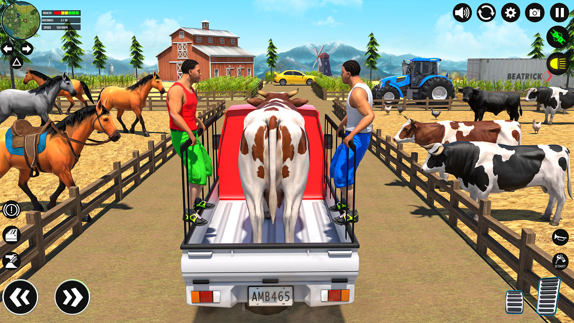 اسکرین شات 1 بازی Animal Transport Truck Driving