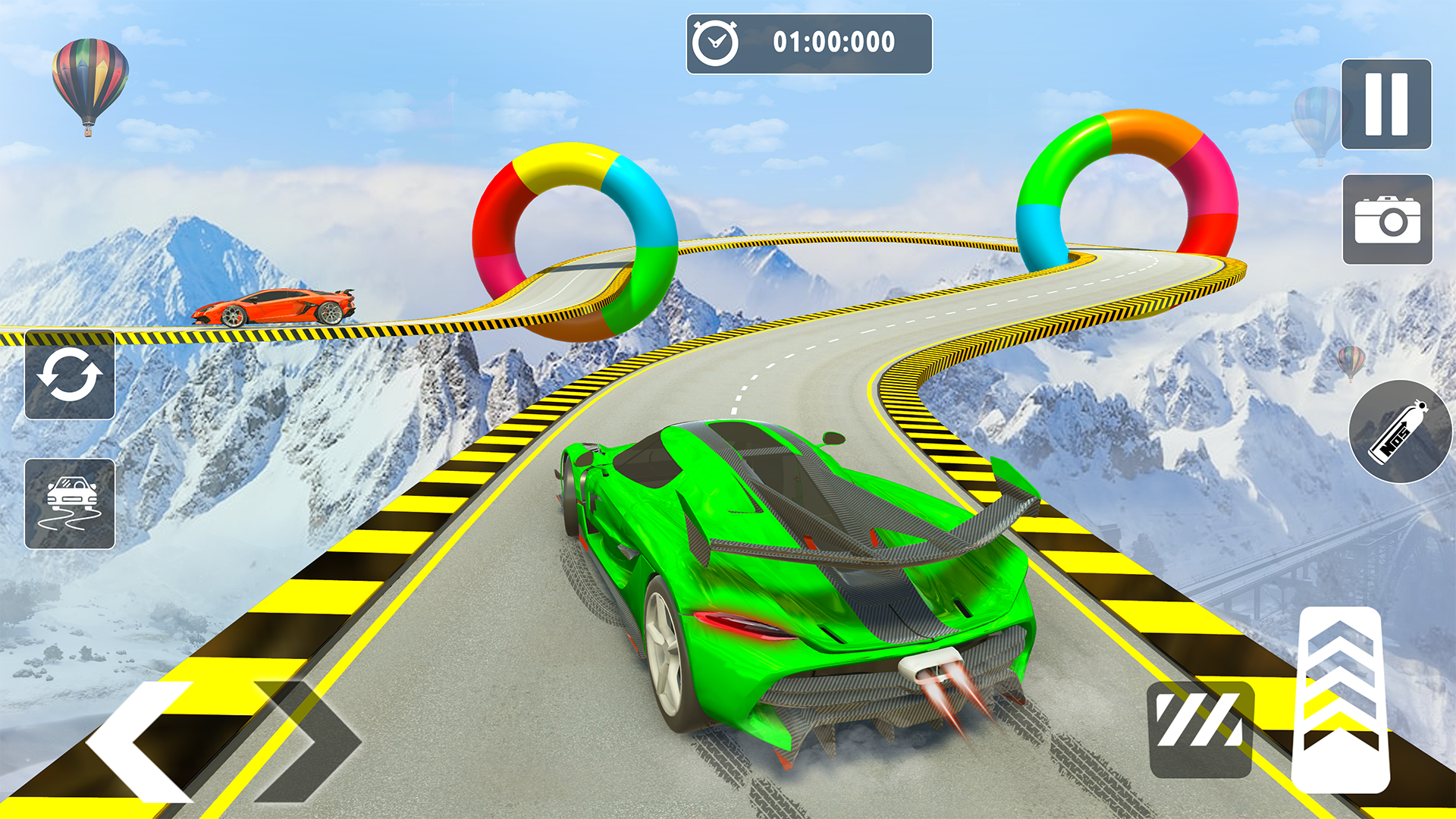 اسکرین شات 1 برنامه Ramp Car Racing Stunt Games