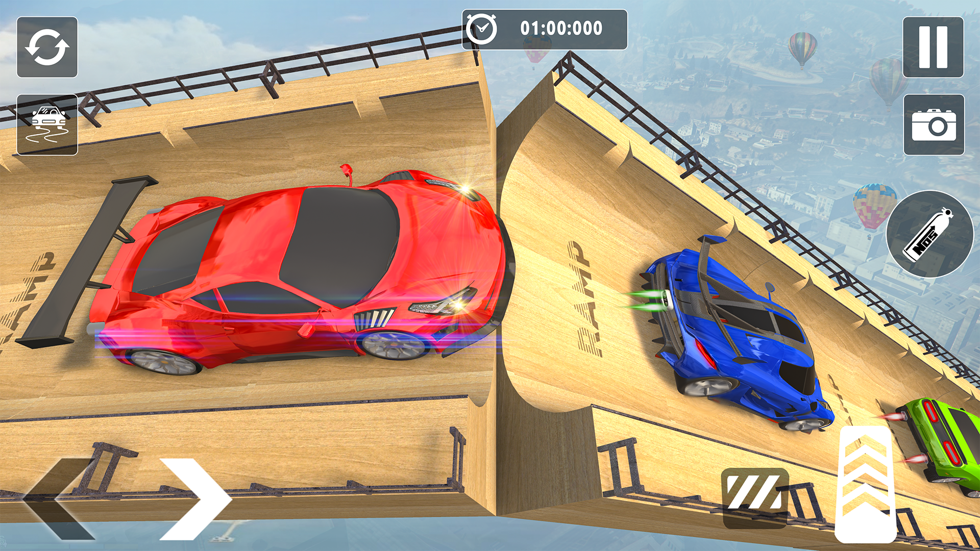 اسکرین شات 3 برنامه Ramp Car Racing Stunt Games