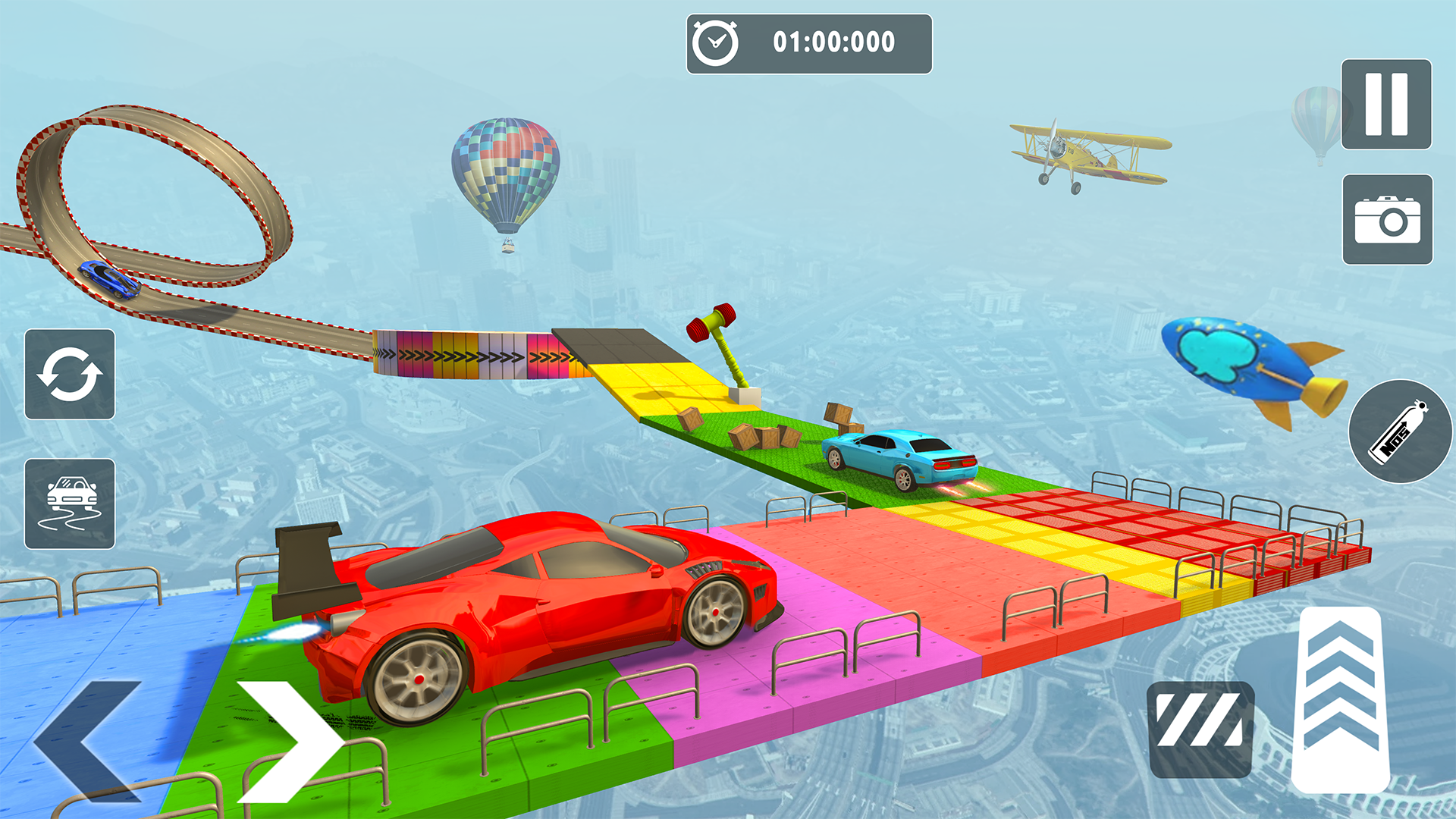 اسکرین شات 4 برنامه Ramp Car Racing Stunt Games