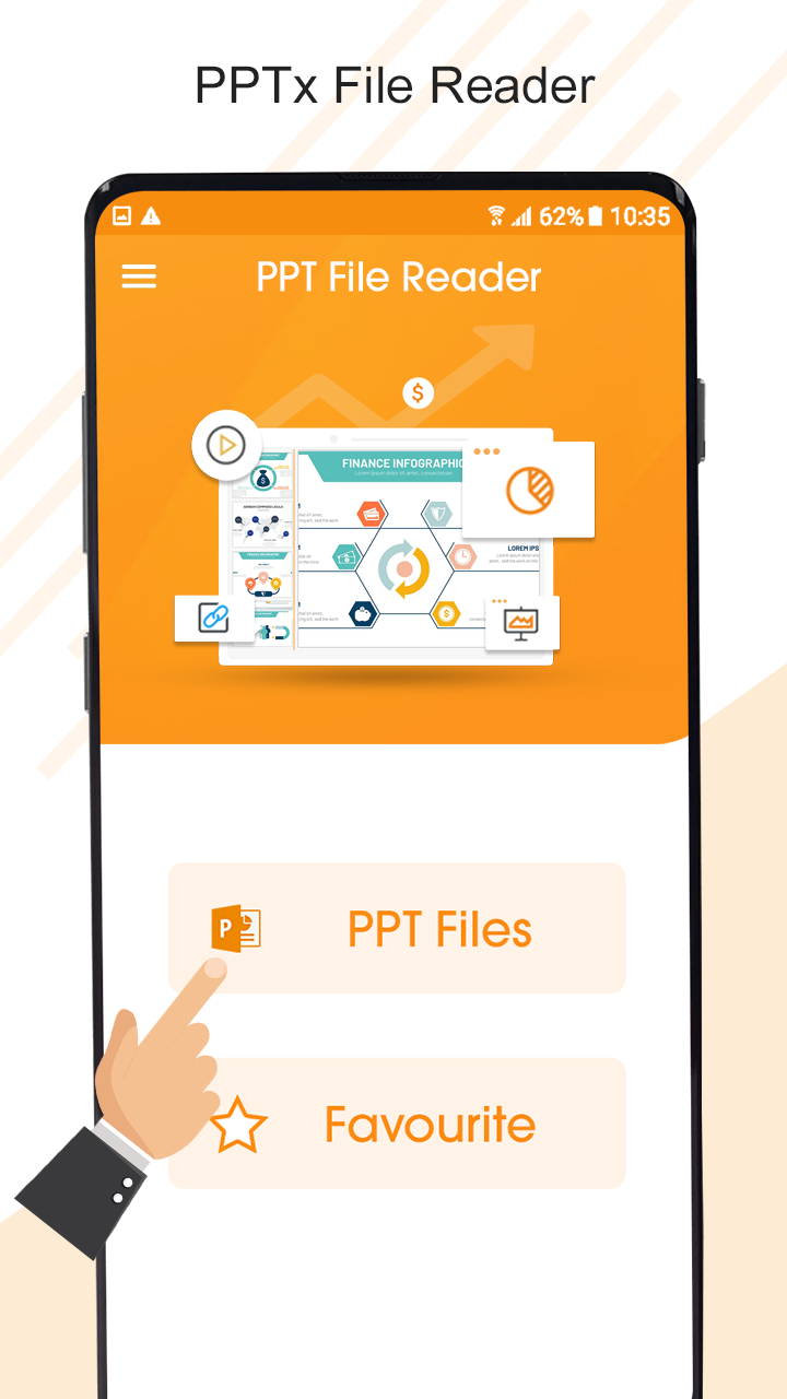 اسکرین شات 2 برنامه PPTX Viewer: PPT Slides Viewer
