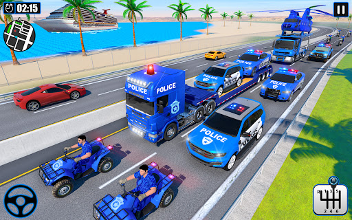 اسکرین شات 4 بازی Police Cargo Transporter Truck