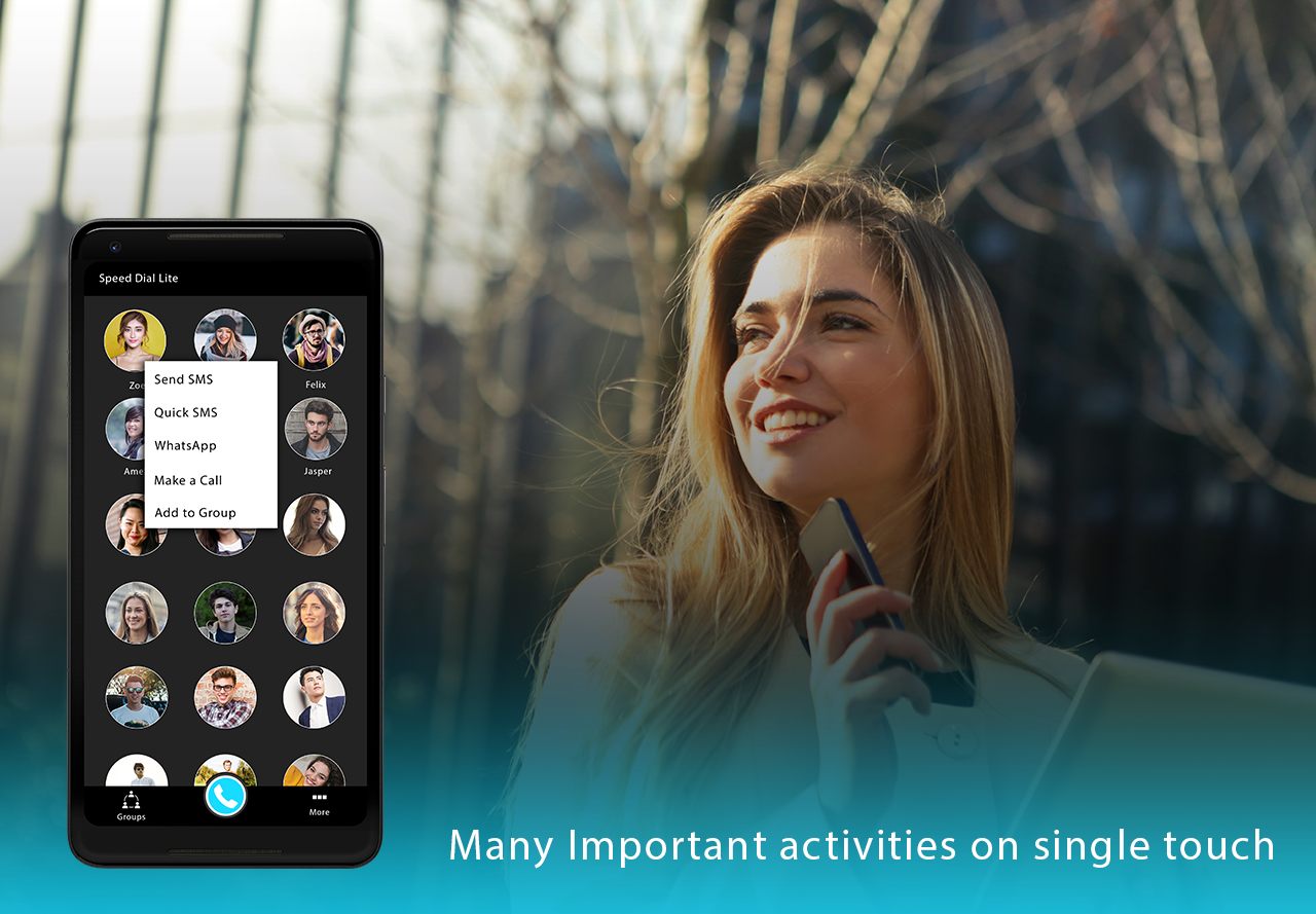 اسکرین شات 5 برنامه Speed Dial Lite