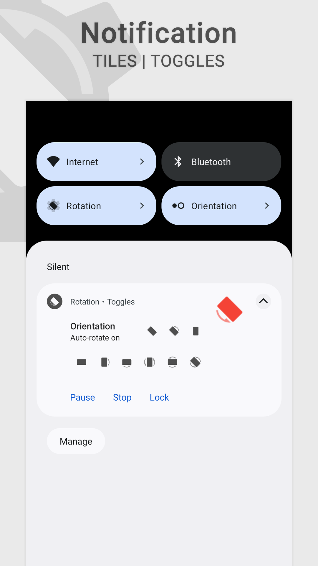 اسکرین شات 5 برنامه Rotation | Orientation Manager