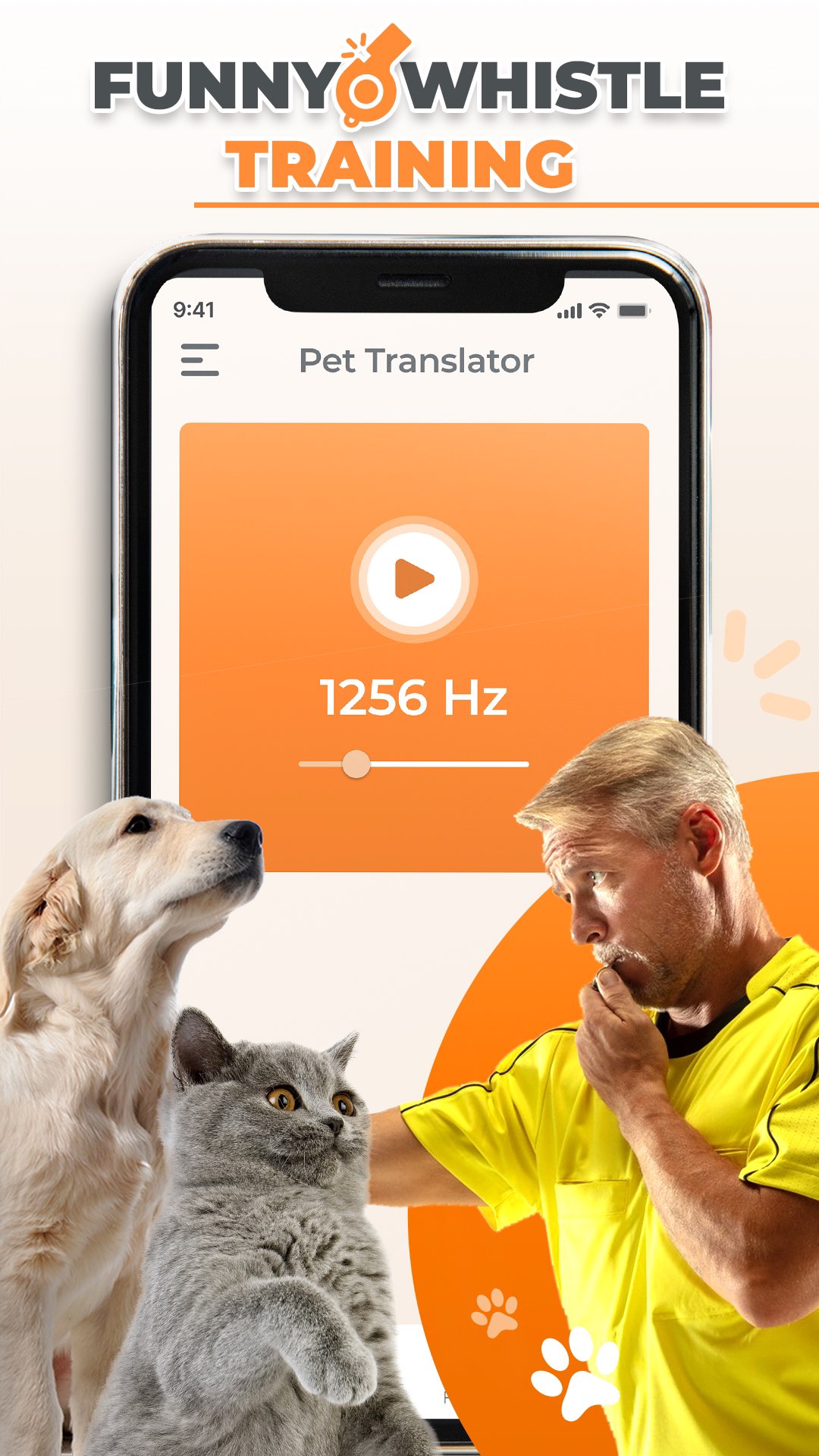 اسکرین شات 4 برنامه Cat & Dog Translator Prank App
