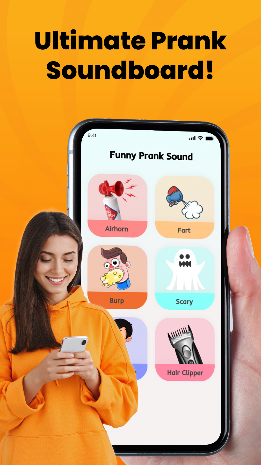 اسکرین شات 6 برنامه Prank Sound - Air Horn & Fart