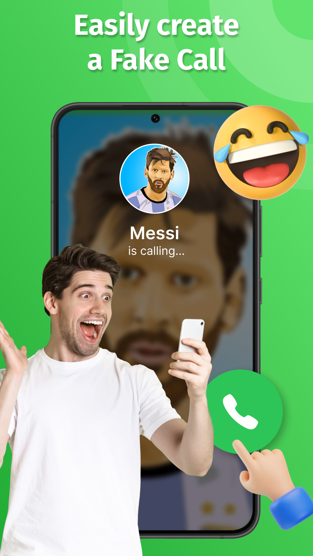 اسکرین شات 3 برنامه Fake Call Video - Prank Call