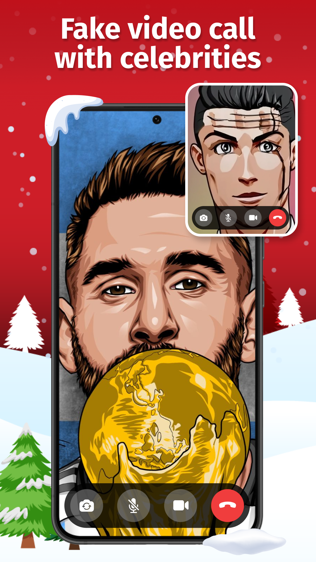 اسکرین شات 3 برنامه Fake Call Video - Prank Call